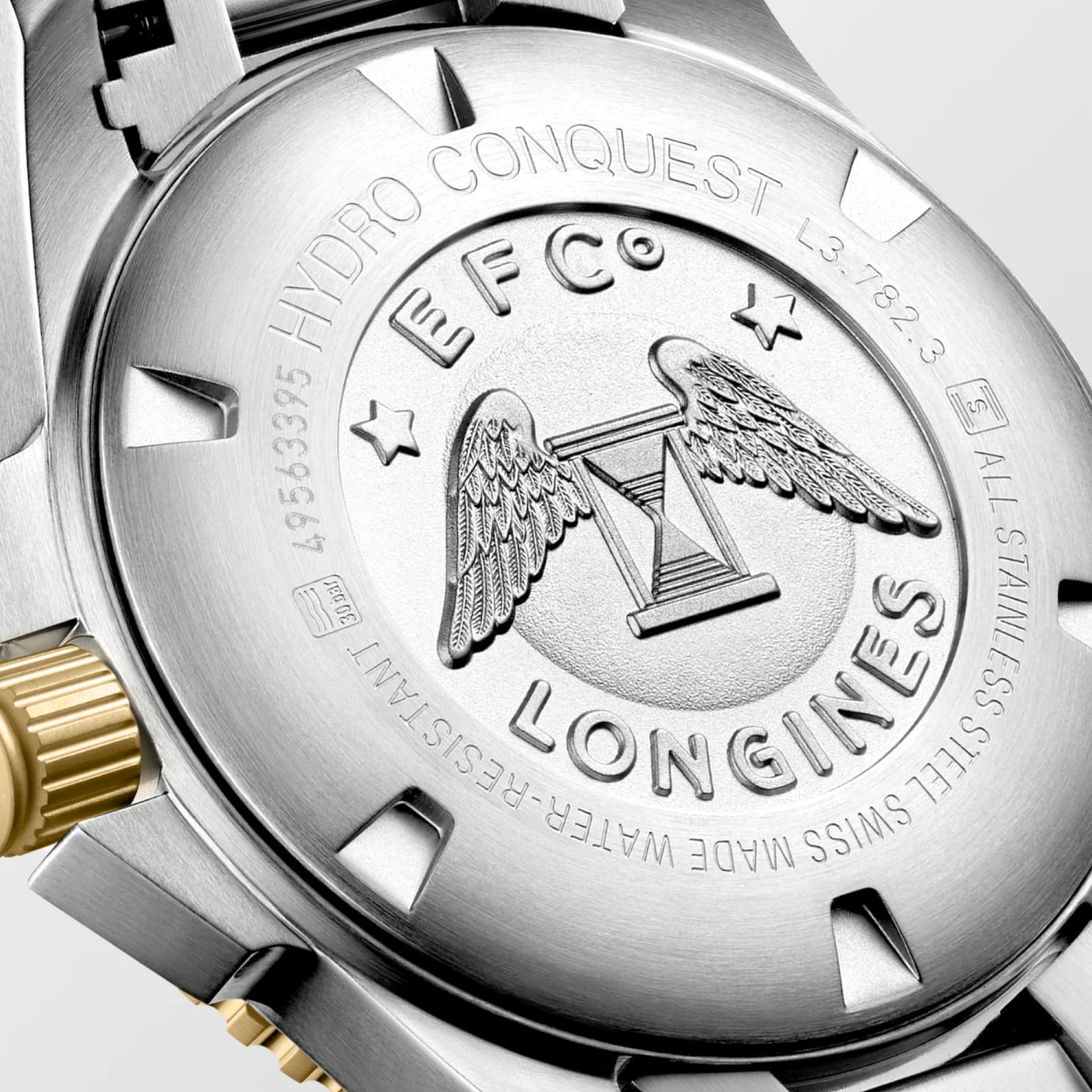 Longines Hydroconquest  L3.782.3.56.7 Sunray Black Dial 43mm