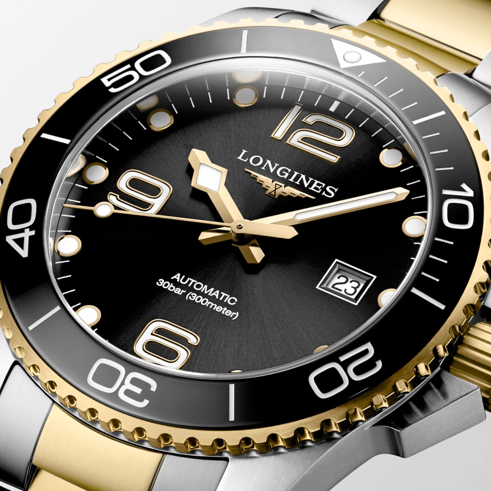 Longines Hydroconquest  L3.782.3.56.7 Sunray Black Dial 43mm