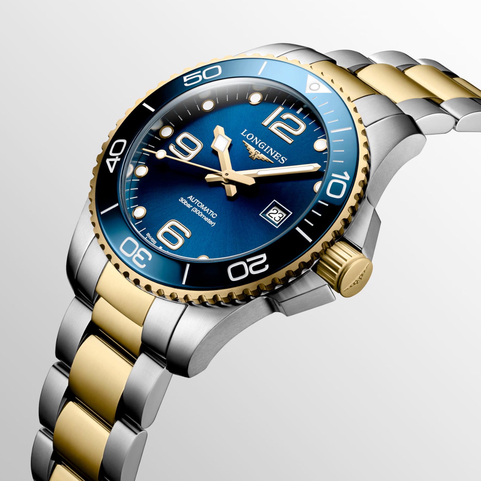 Longines Hydroconquest  L3.782.3.96.7 Sunray Blue Dial 43mm