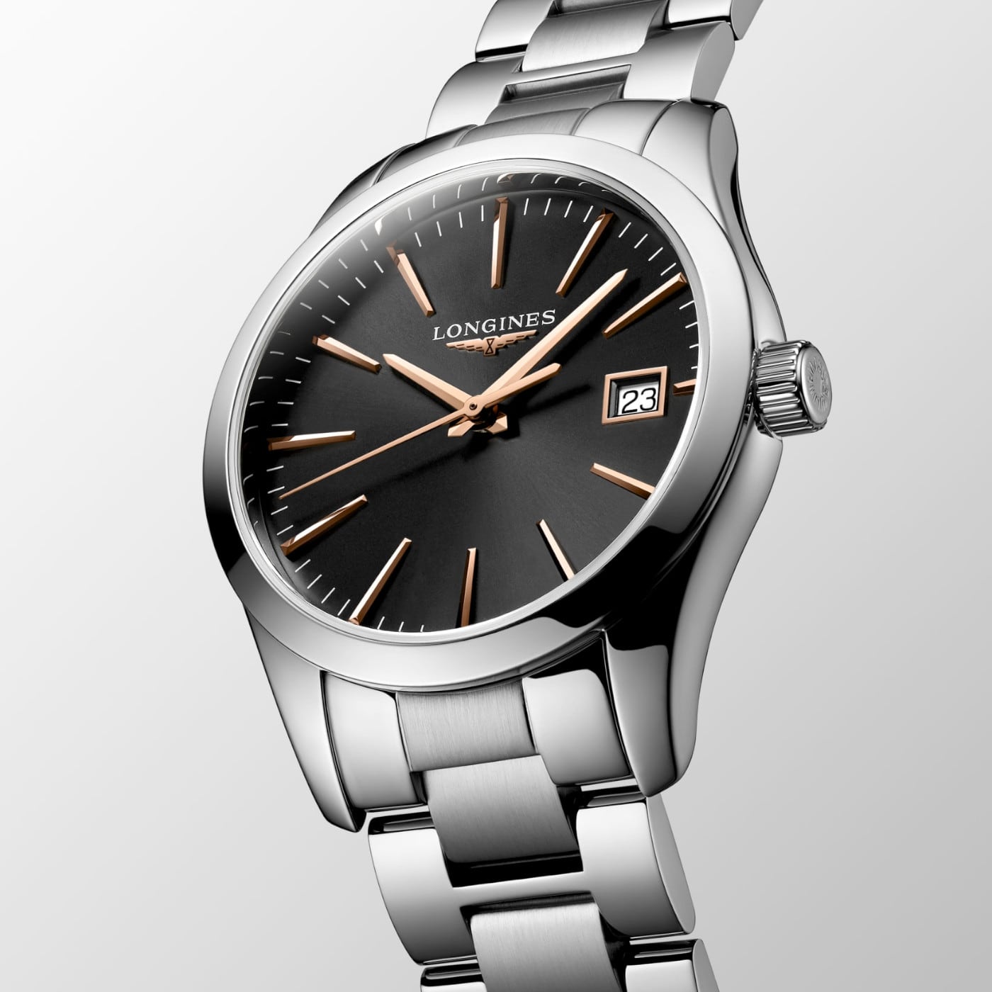 Longines Conquest Classic Black Dial 34mm L2.386.4.52.6