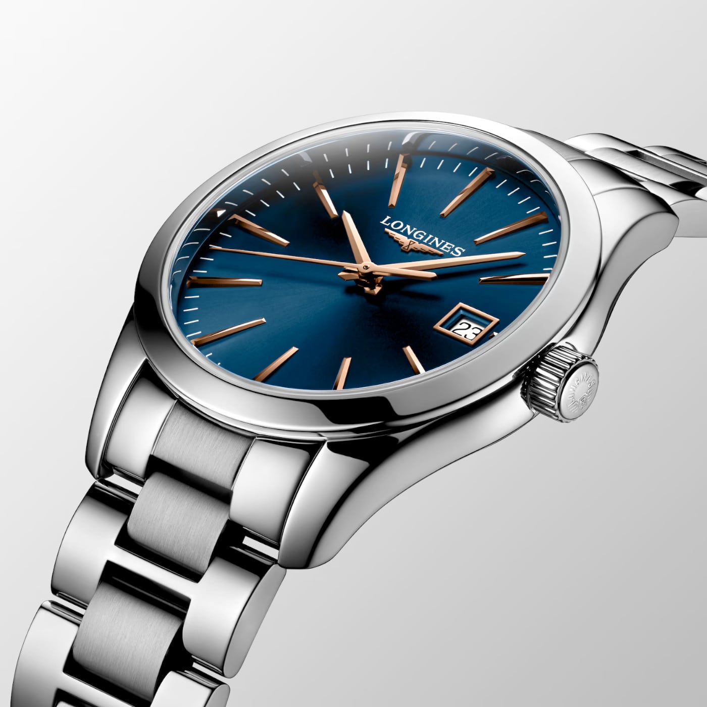 Longines Conquest Classic Blue Dial 34 mm L2.386.4.92.6