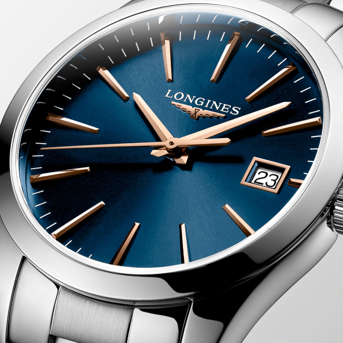 Longines Conquest Classic Blue Dial 34 mm L2.386.4.92.6