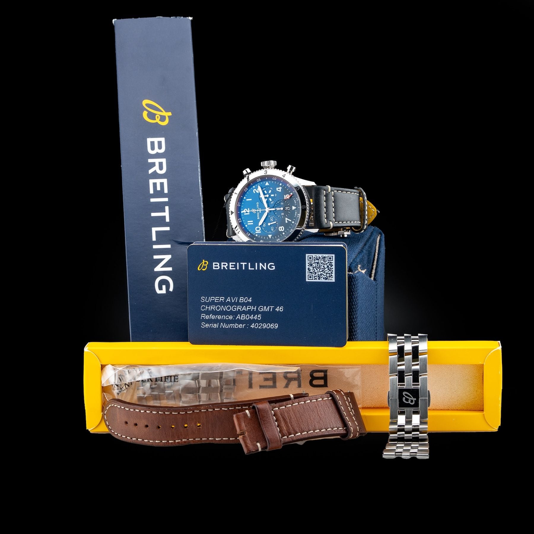 Breitling AB0445 Super Avi B04 Chronograph GMT 46