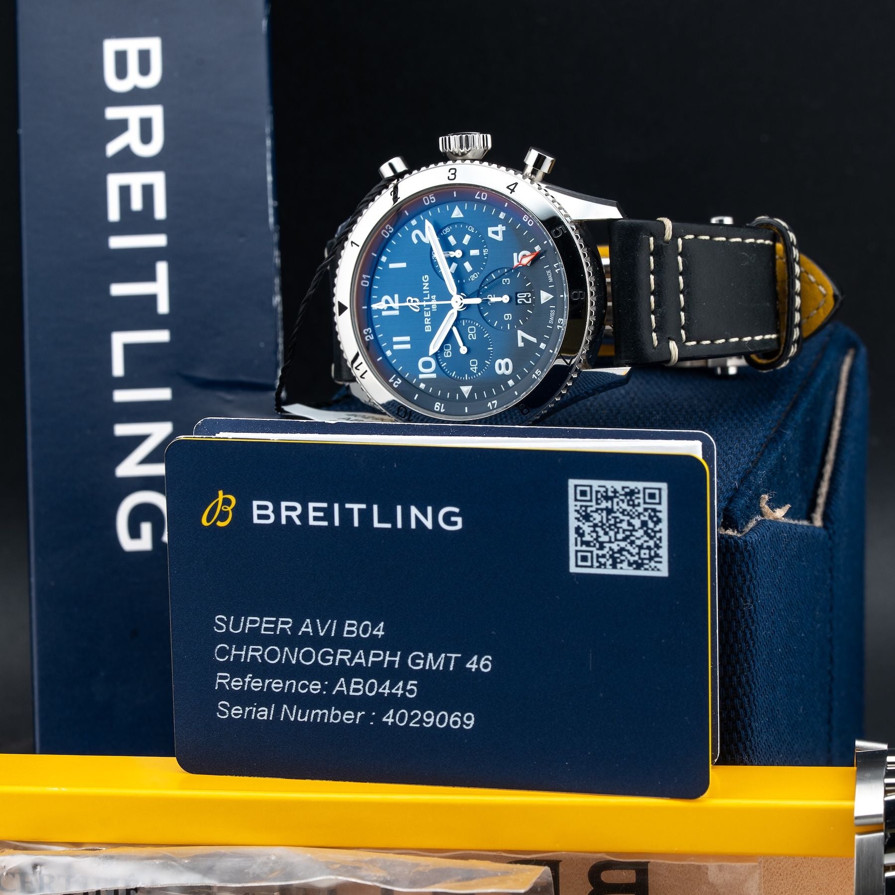 Breitling AB0445 Super Avi B04 Chronograph GMT 46