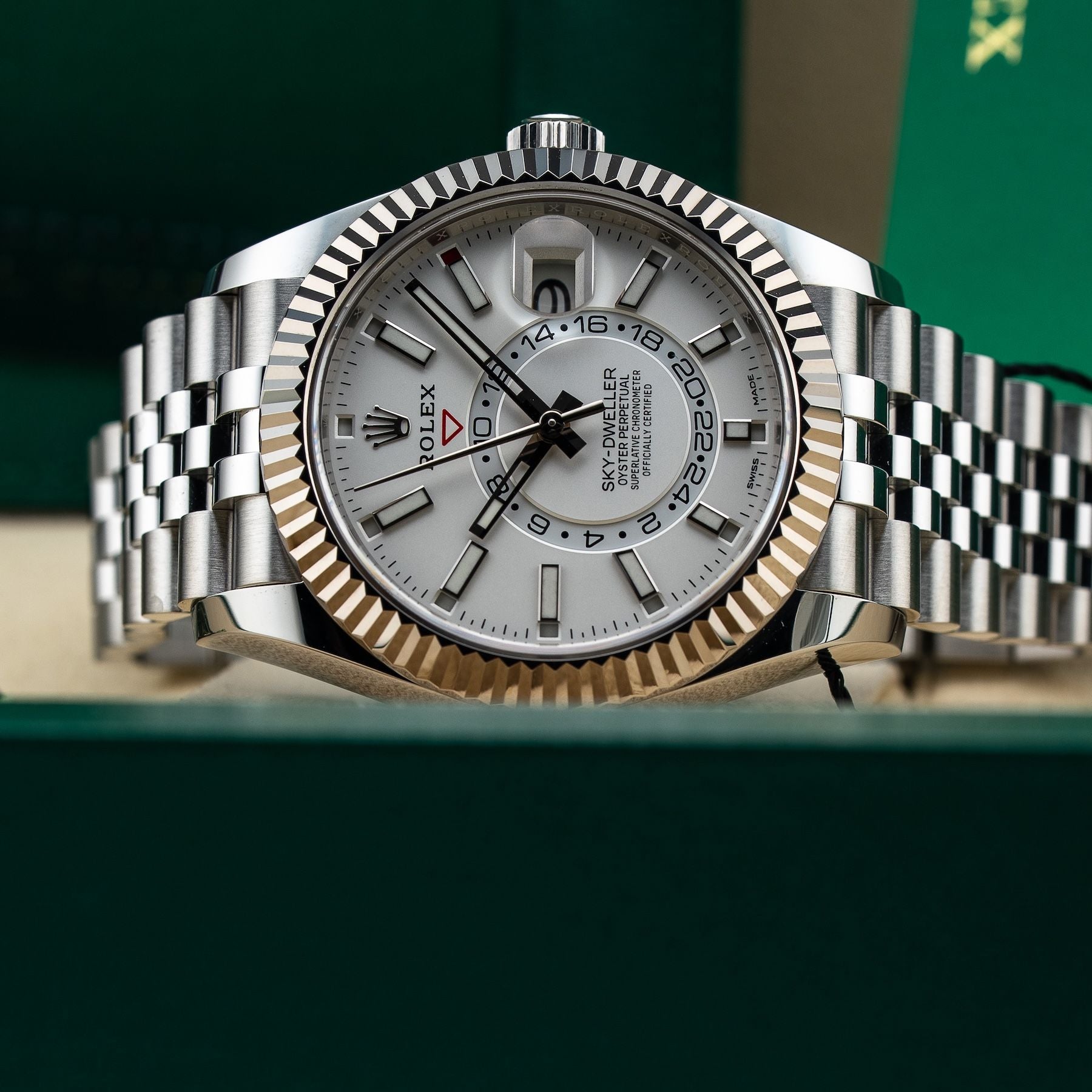 Rolex 326934 SkyDweller White Dial