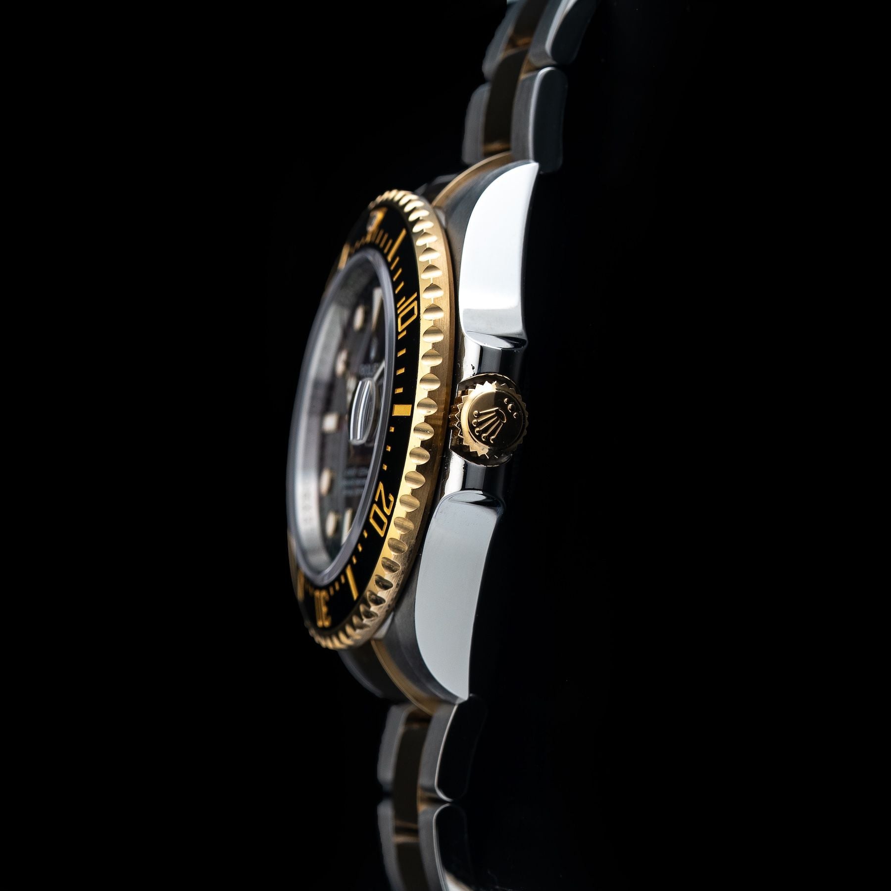 Rolex Sea-Dweller Black Dial 43mm Two Tone Oyster M126603-0001