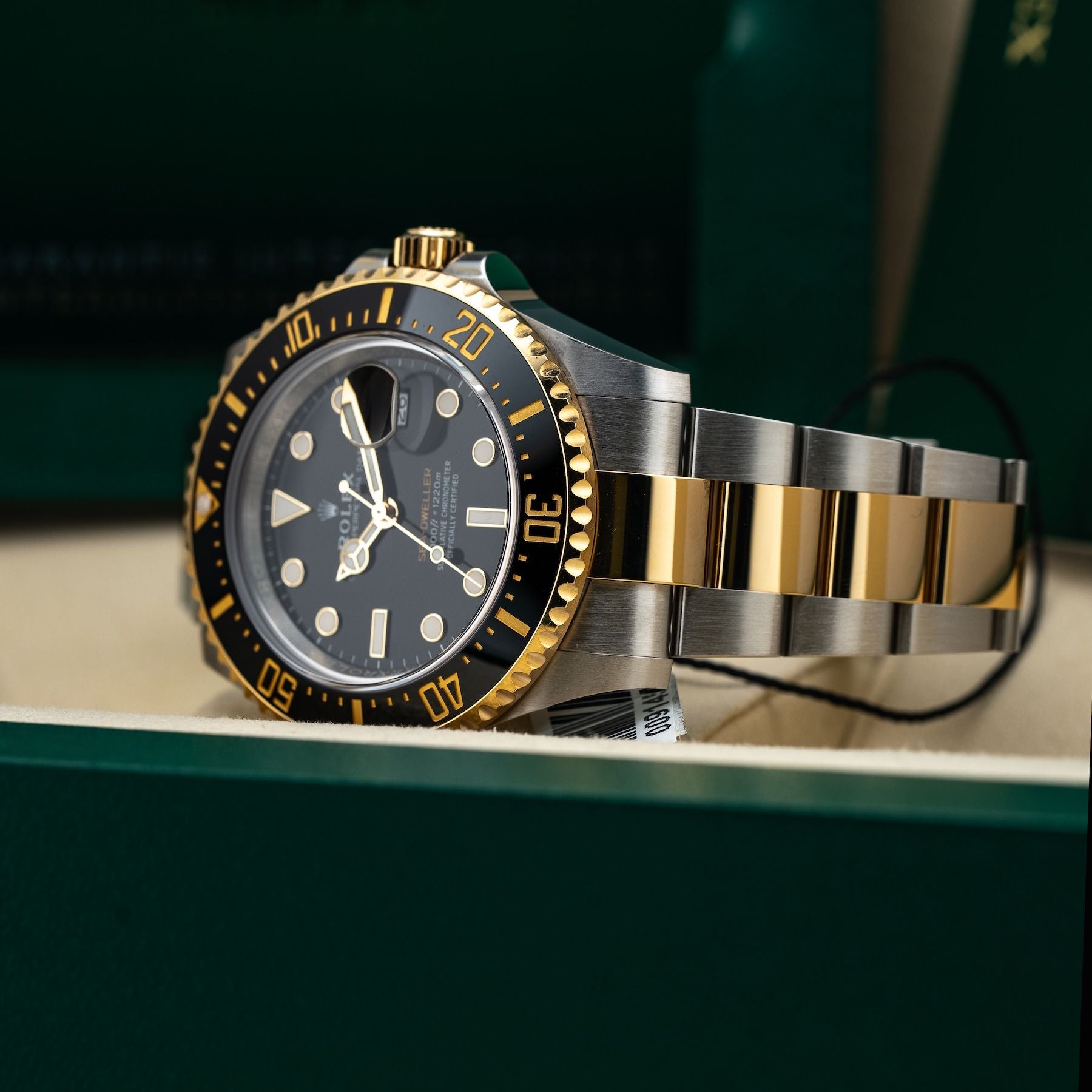 Rolex Sea-Dweller Black Dial 43mm Two Tone Oyster M126603-0001