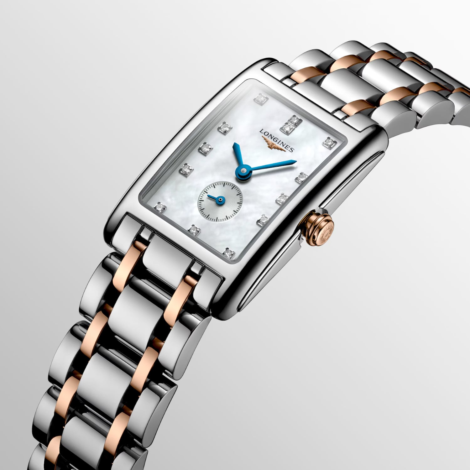 Longines DolceVita Stainless Steel Rose Gold 20mm L5.255.5.87.7