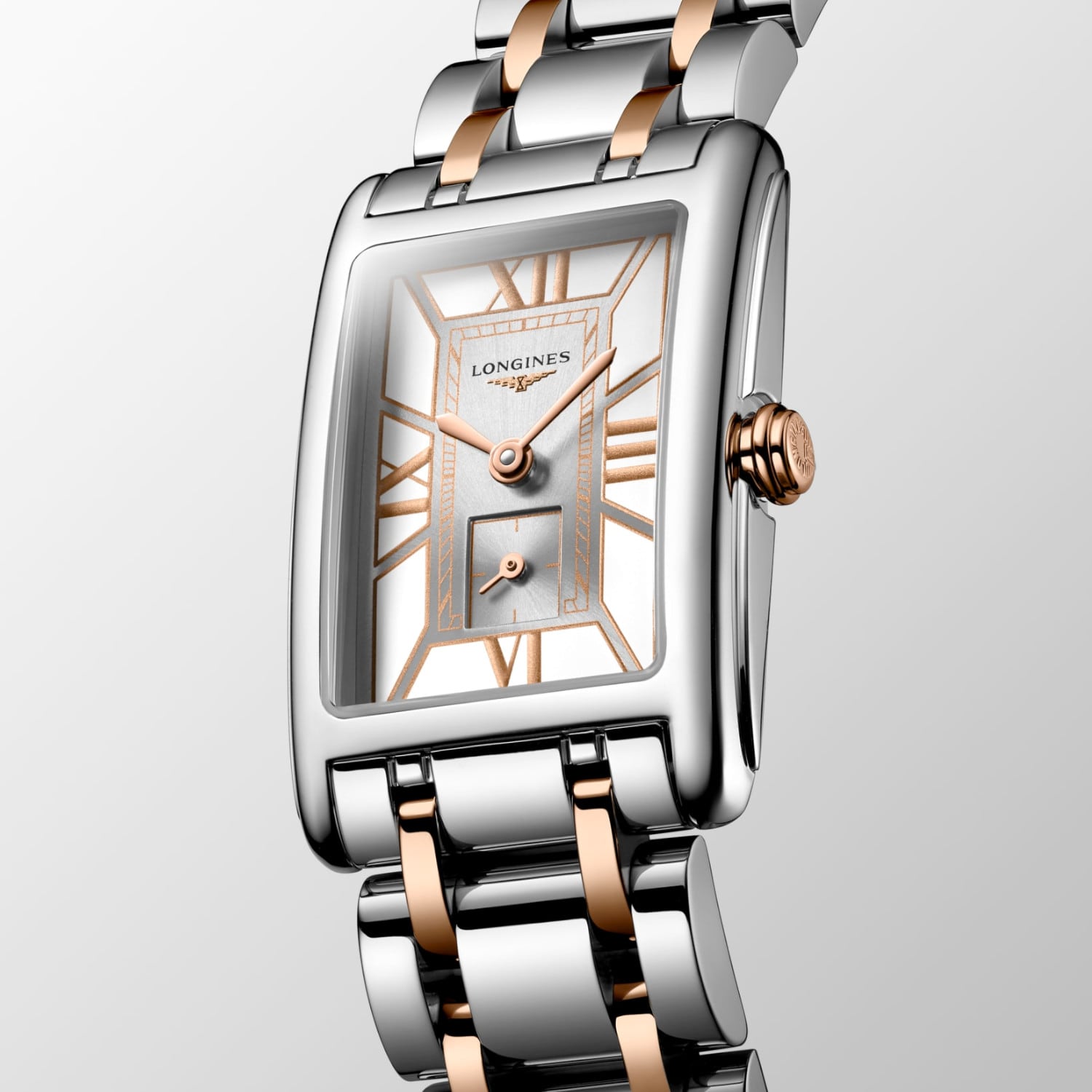 Longines DolceVita Stainless Steel Rose Gold 20mm L5.255.5.75.7