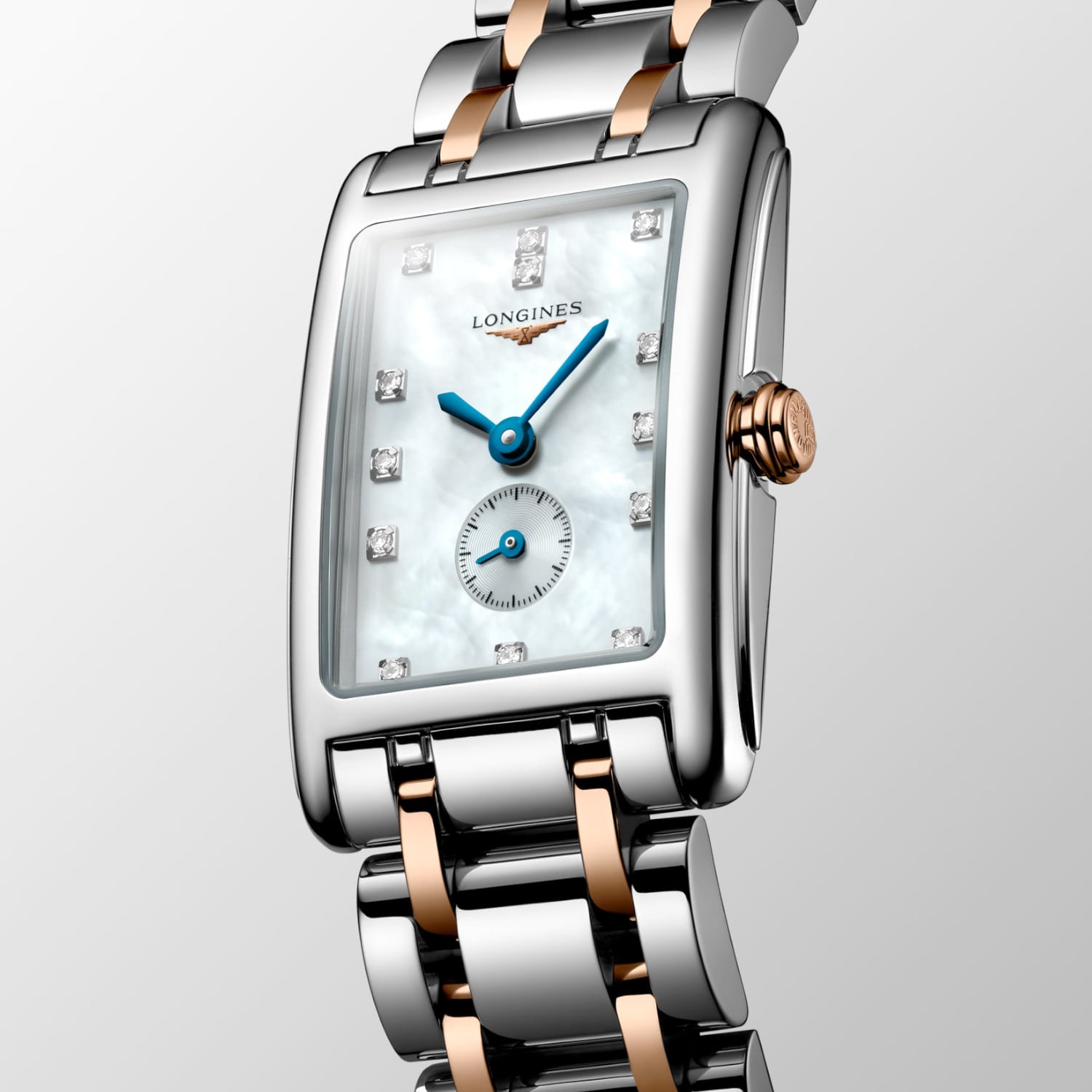 Longines DolceVita Stainless Steel Rose Gold 20mm L5.255.5.87.7