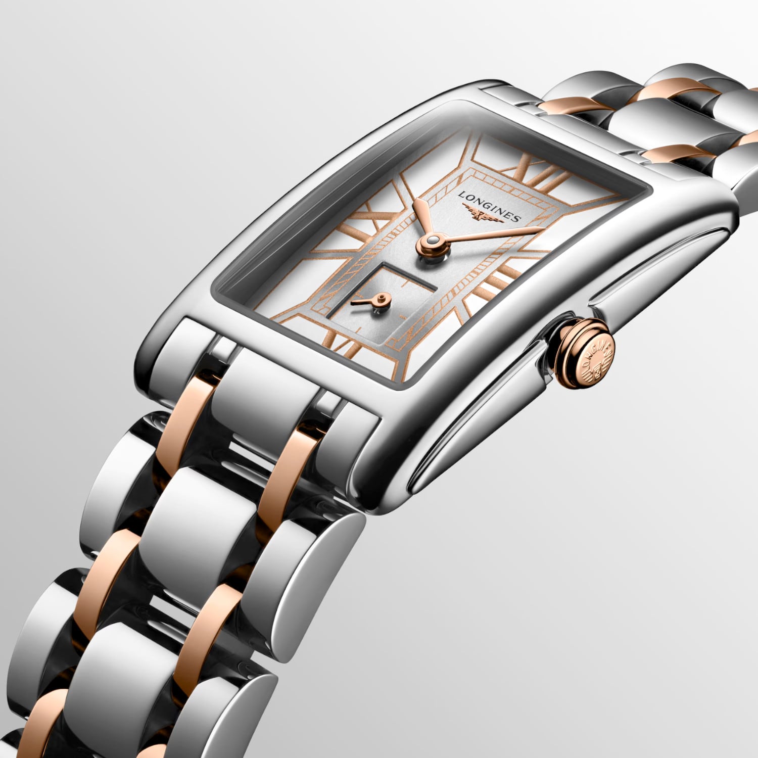 Longines DolceVita Stainless Steel Rose Gold 20mm L5.255.5.75.7