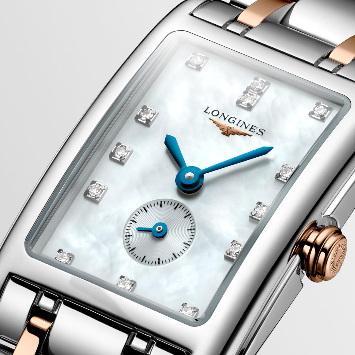 Longines DolceVita Stainless Steel Rose Gold 20mm L5.255.5.87.7