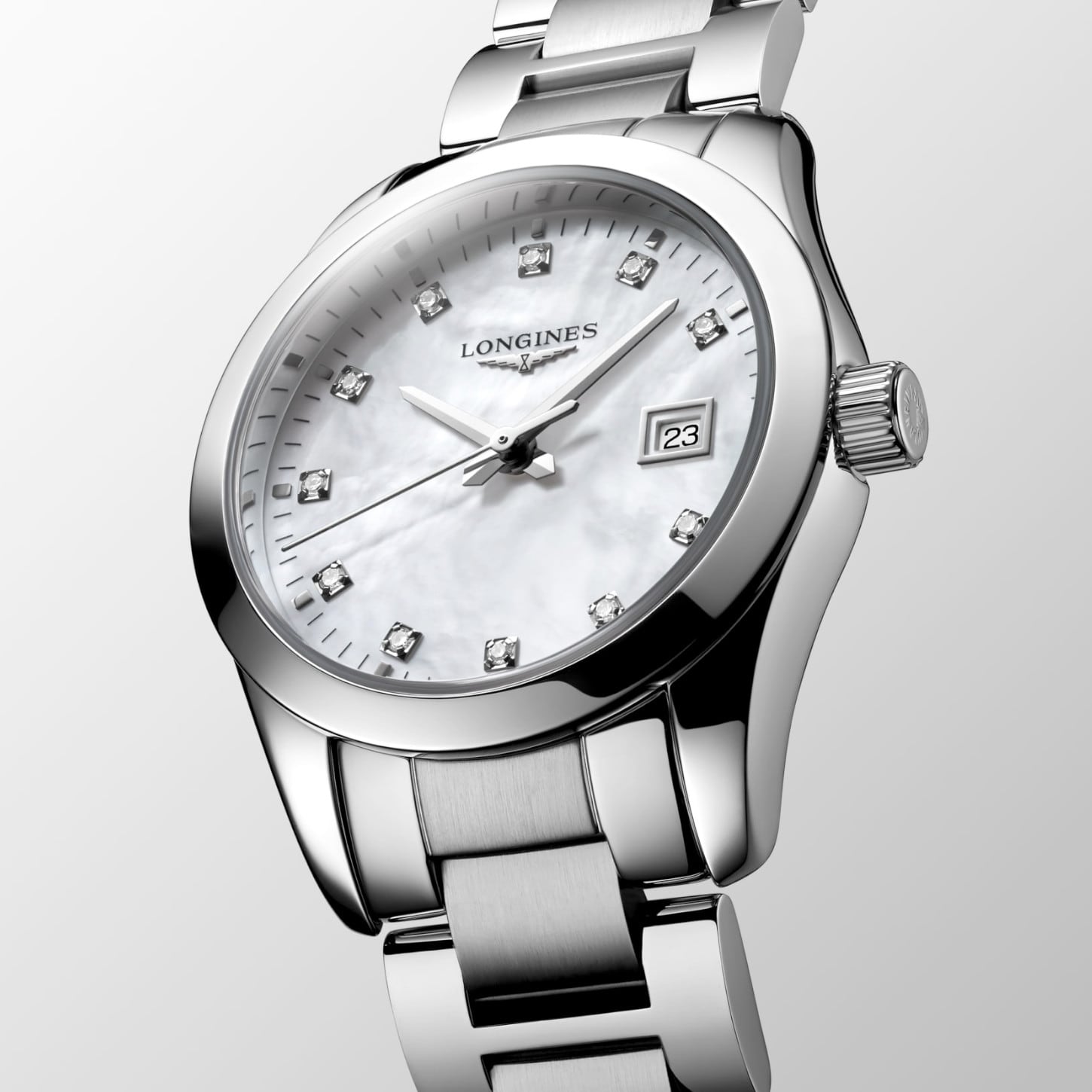Longines Conquest Stainless Steel 29.50mm L2.286.4.87.6