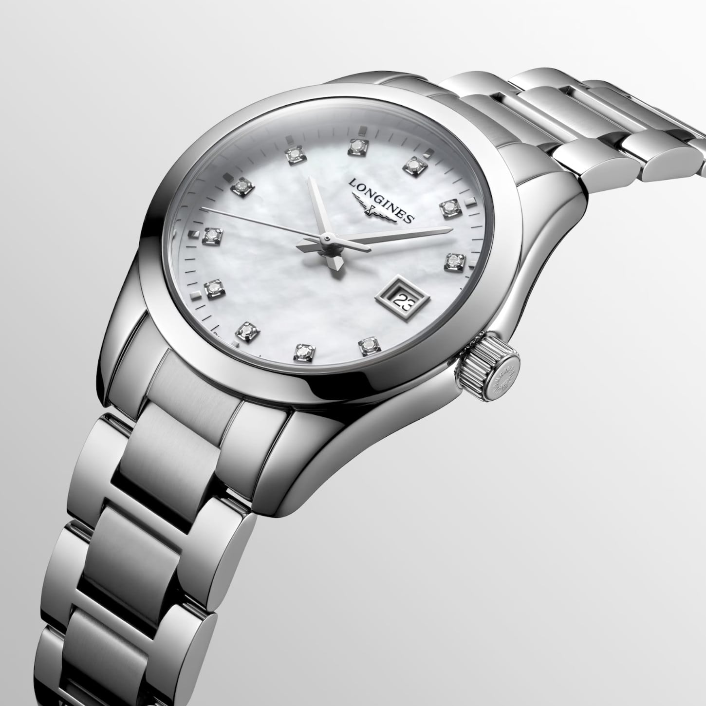 Longines Conquest Stainless Steel 29.50mm L2.286.4.87.6