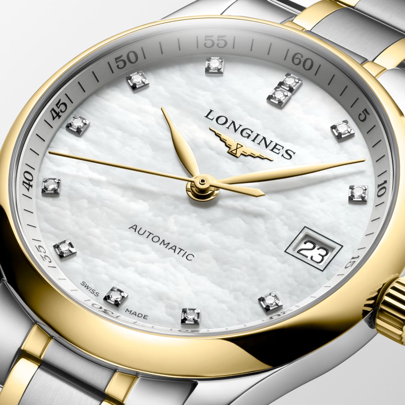 Longines Master Collection White Mother-of-pearl Dial on Bracelet L2.357.5.87.7