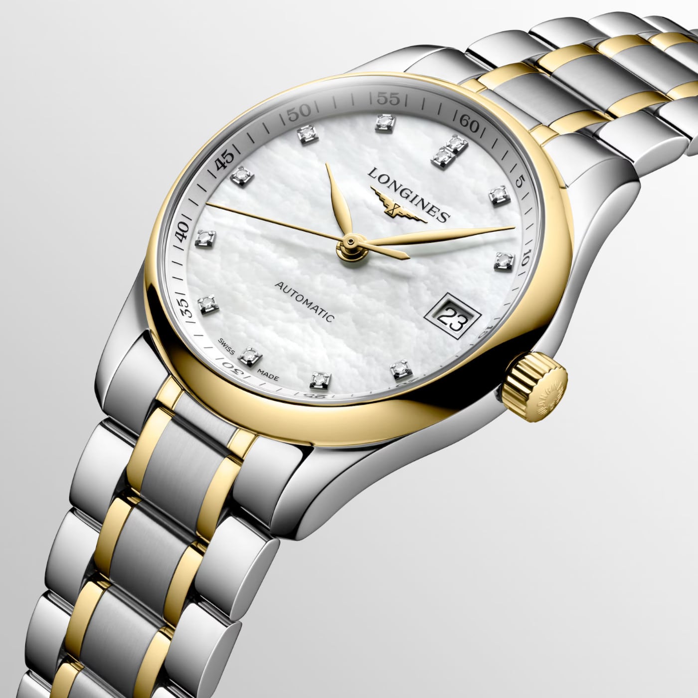 Longines Master Collection White Mother-of-pearl Dial on Bracelet L2.357.5.87.7