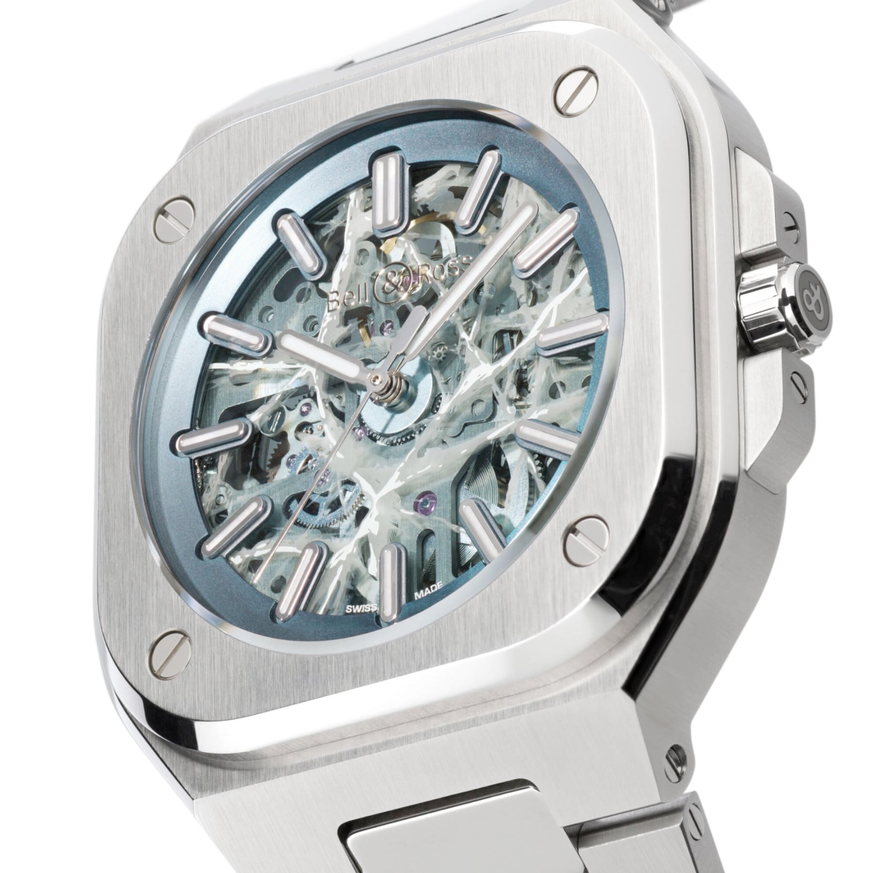 Bell & Ross BR05A-AB-SKST/SRB Skeleton Arctic Blue Limited Edition