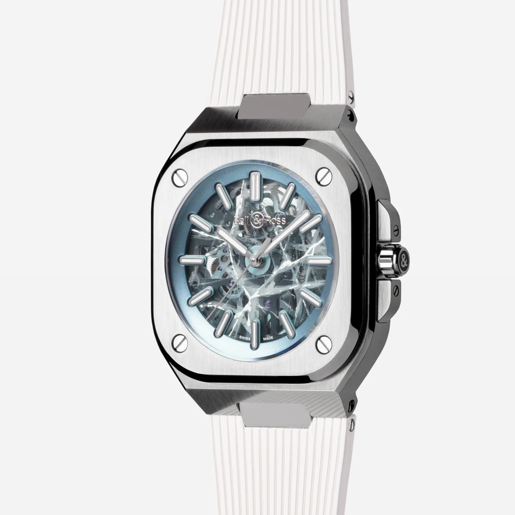 Bell & Ross BR05A-AB-SKST/SRB Skeleton Arctic Blue Limited Edition