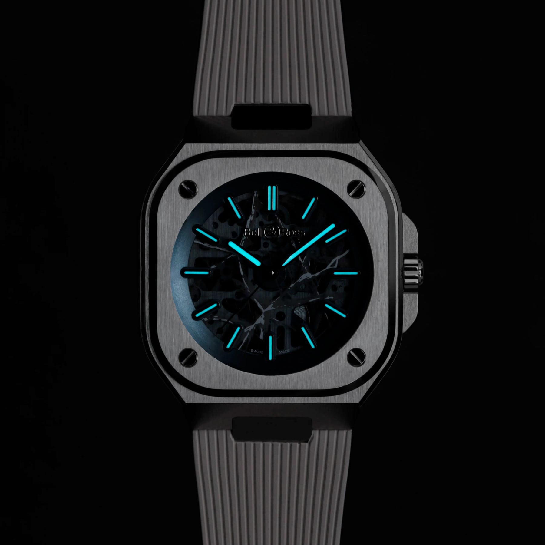 Bell & Ross BR05A-AB-SKST/SRB Skeleton Arctic Blue Limited Edition