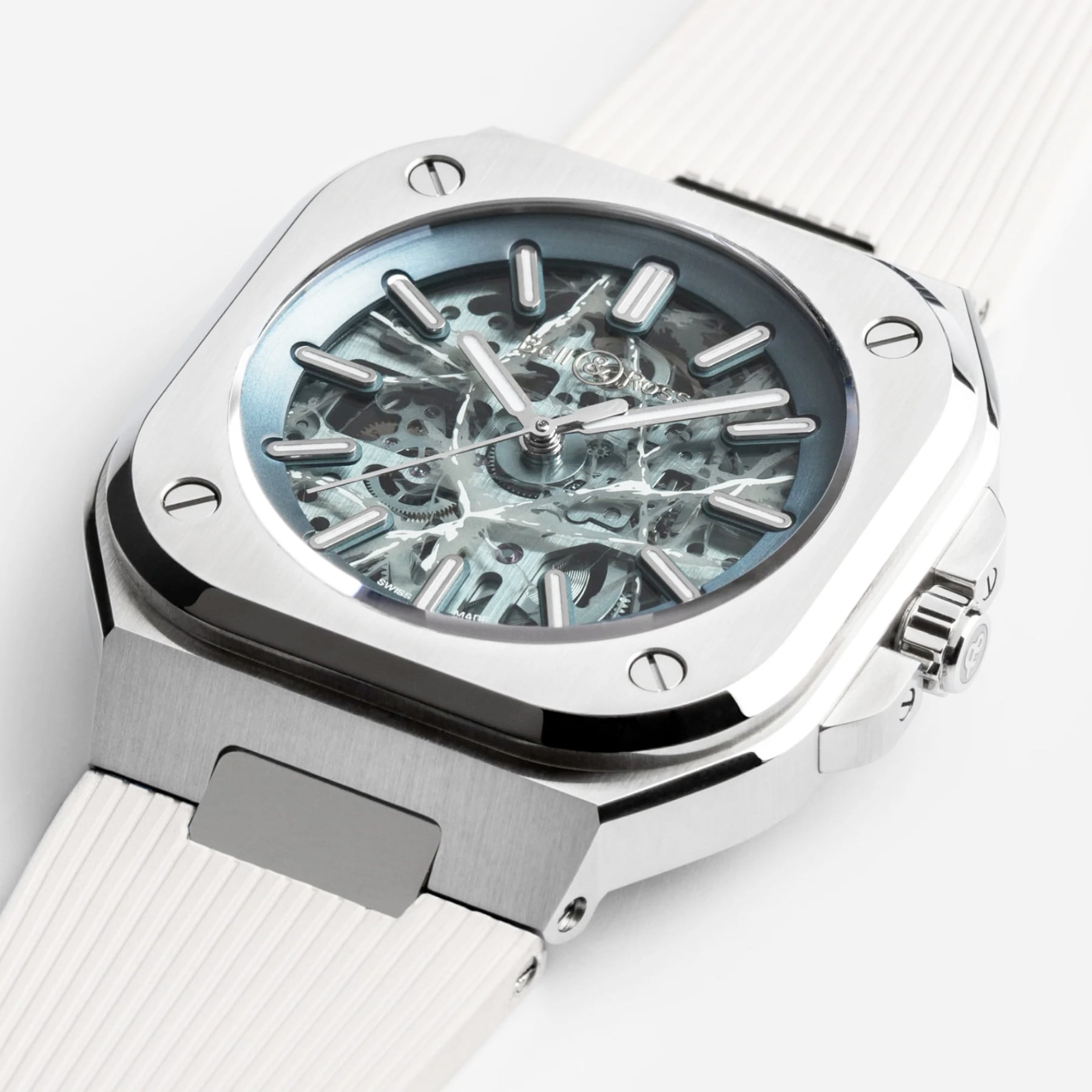 Bell & Ross BR05A-AB-SKST/SRB Skeleton Arctic Blue Limited Edition