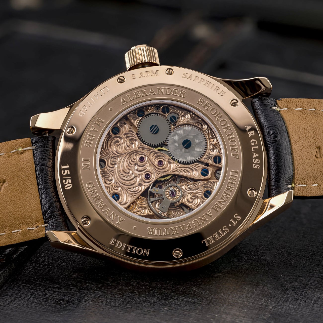 Alexander Shorokhoff Lucky 8 Gold Plated AS.V3-02-GY