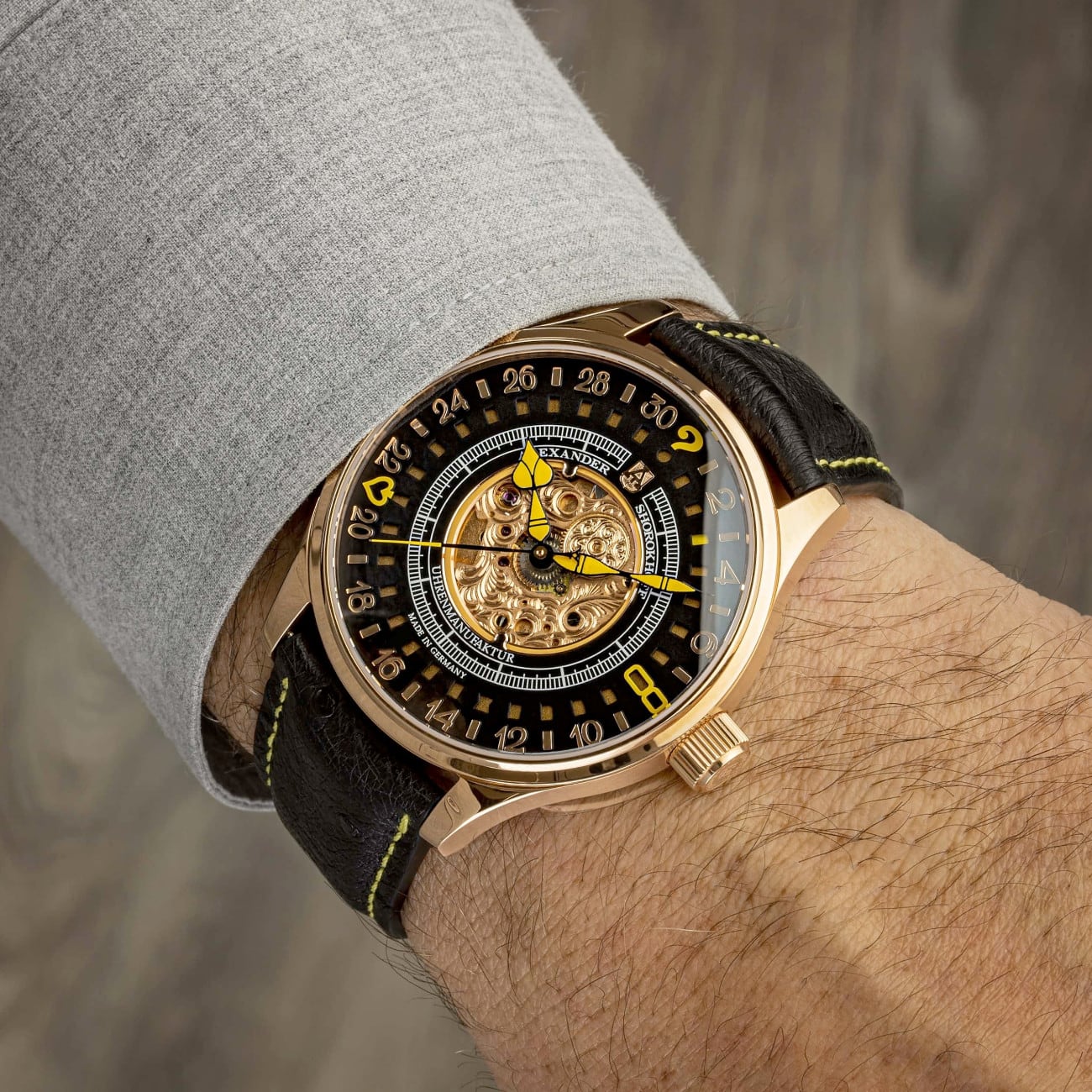 Alexander Shorokhoff Lucky 8 Gold Plated AS.V3-02-GY