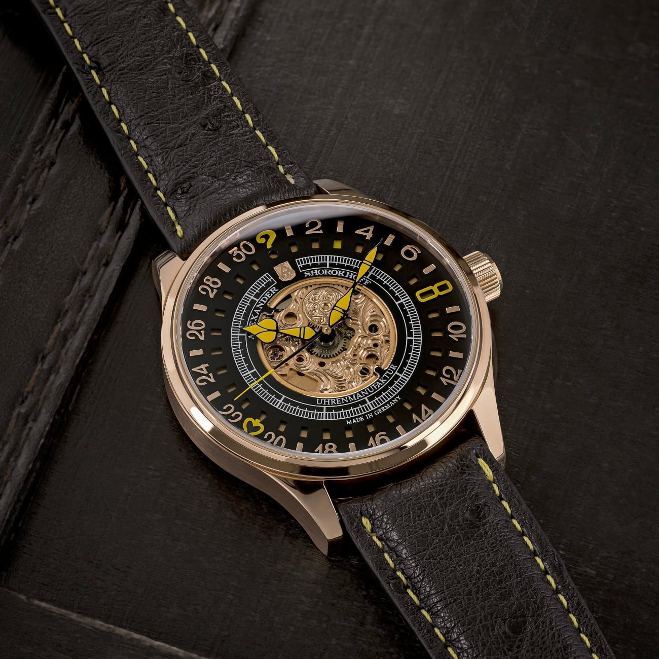 Alexander Shorokhoff Lucky 8 Gold Plated AS.V3-02-GY
