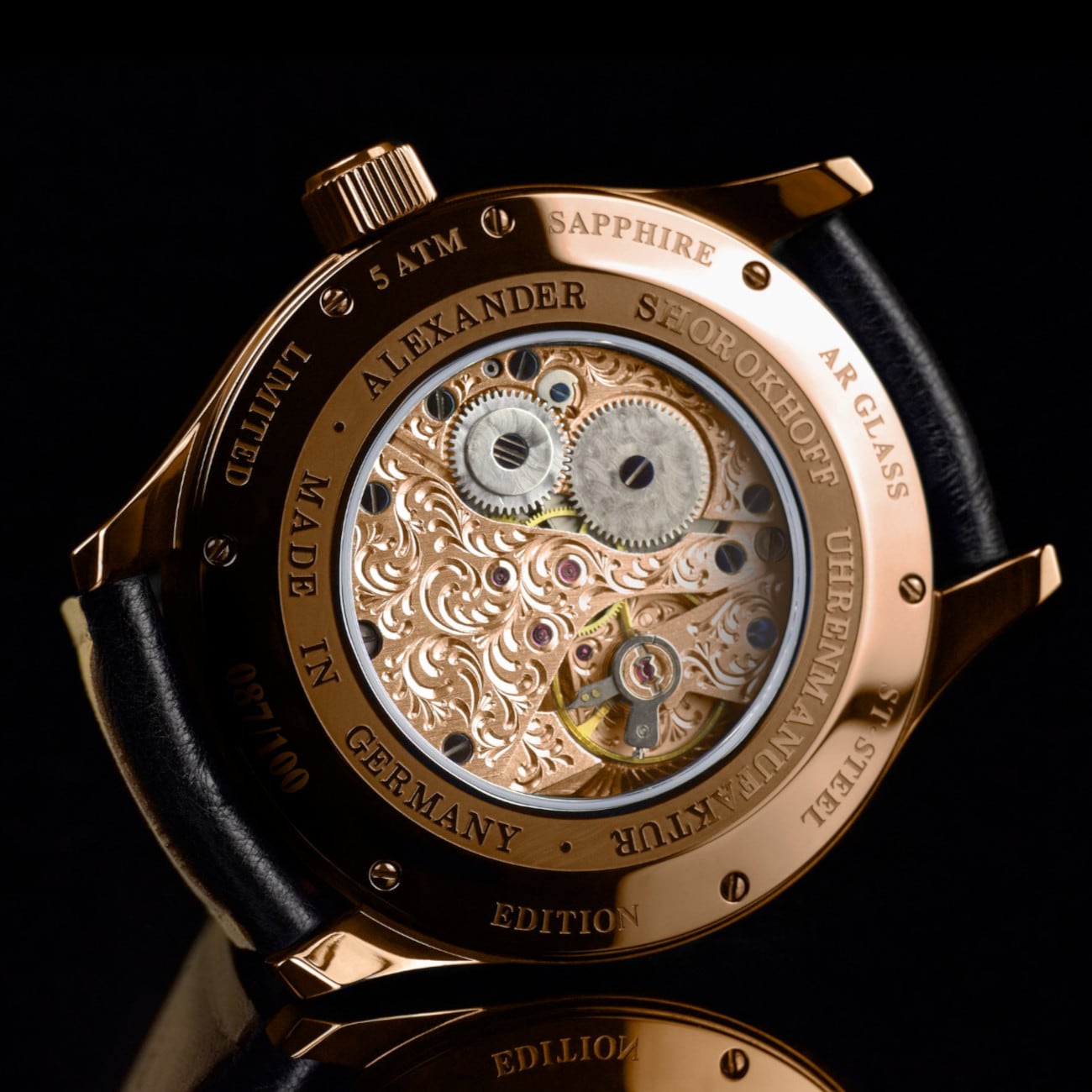 Alexander Shorokhoff Lucky 8 Gold Plated AS.V3-02-GY