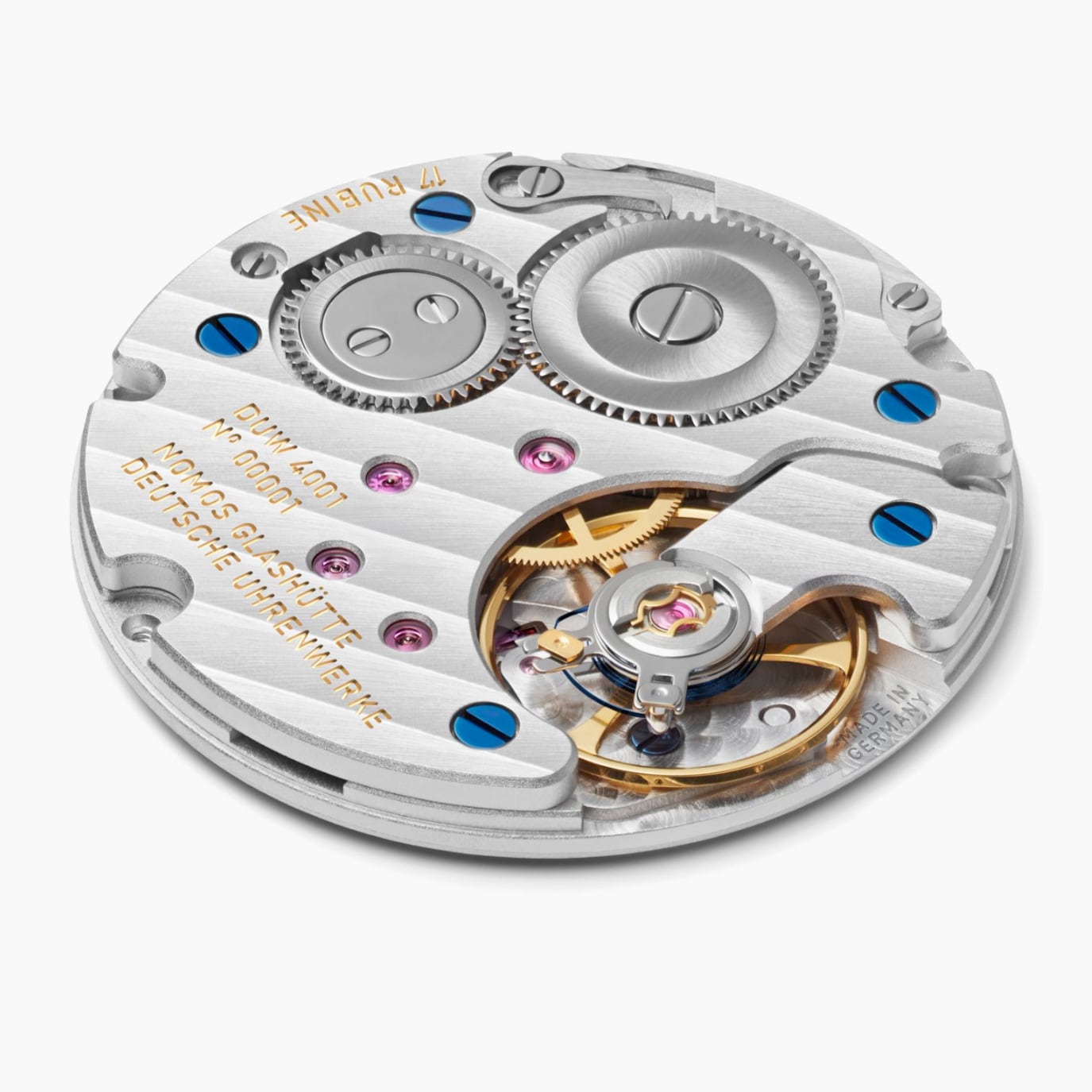 NOMOS Glashütte Tangente 33 Sapphire Caseback
