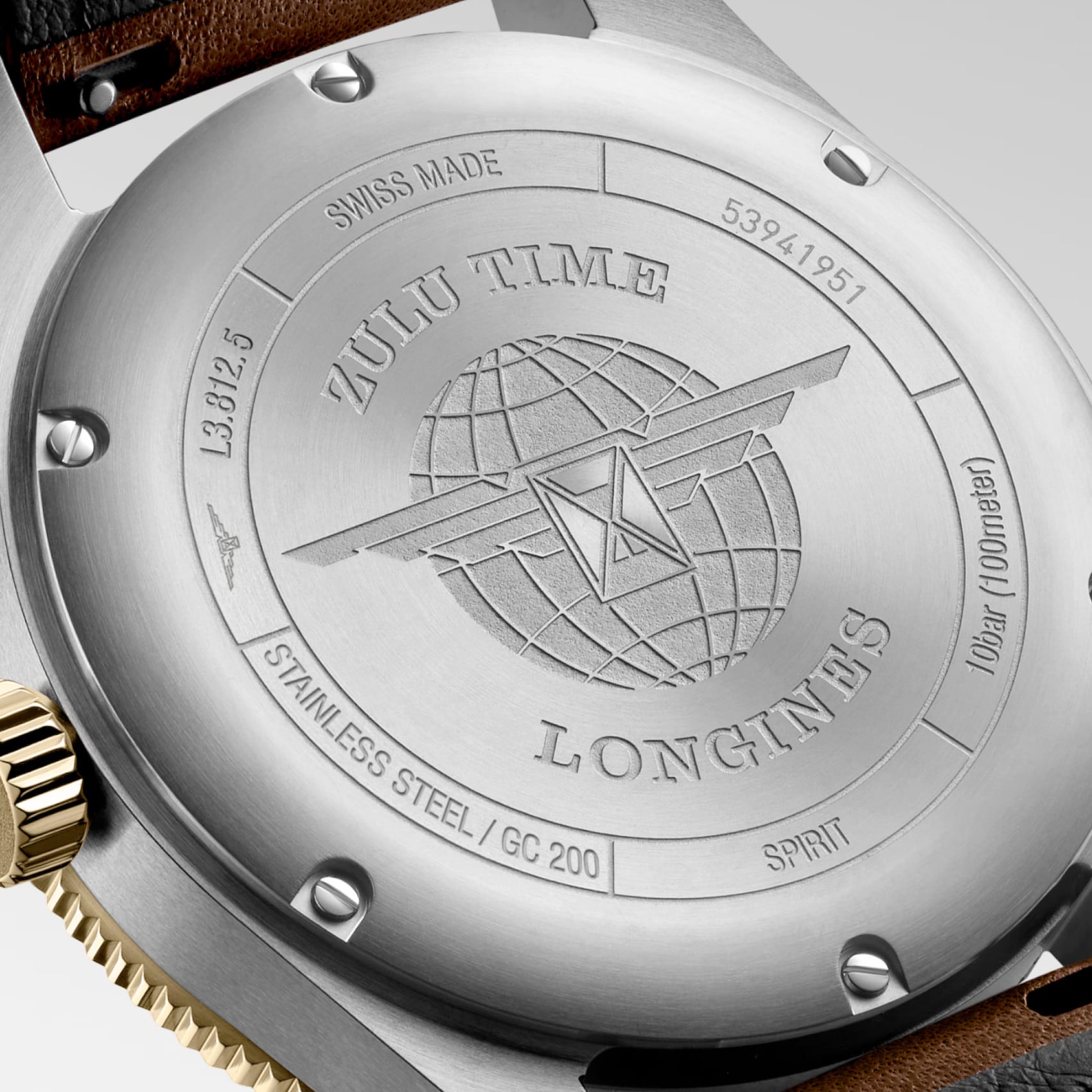 Longines Spirit Anthracite dial 42mm L3.812.5.53.2