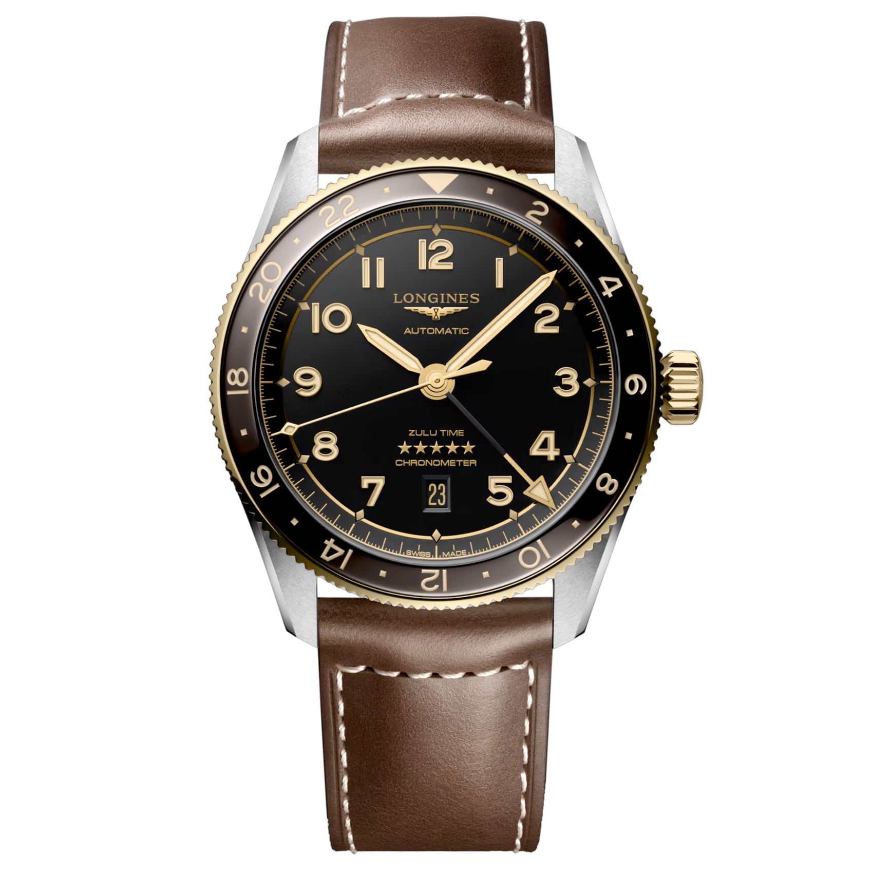 Longines Spirit Anthracite dial 42mm L3.812.5.53.2
