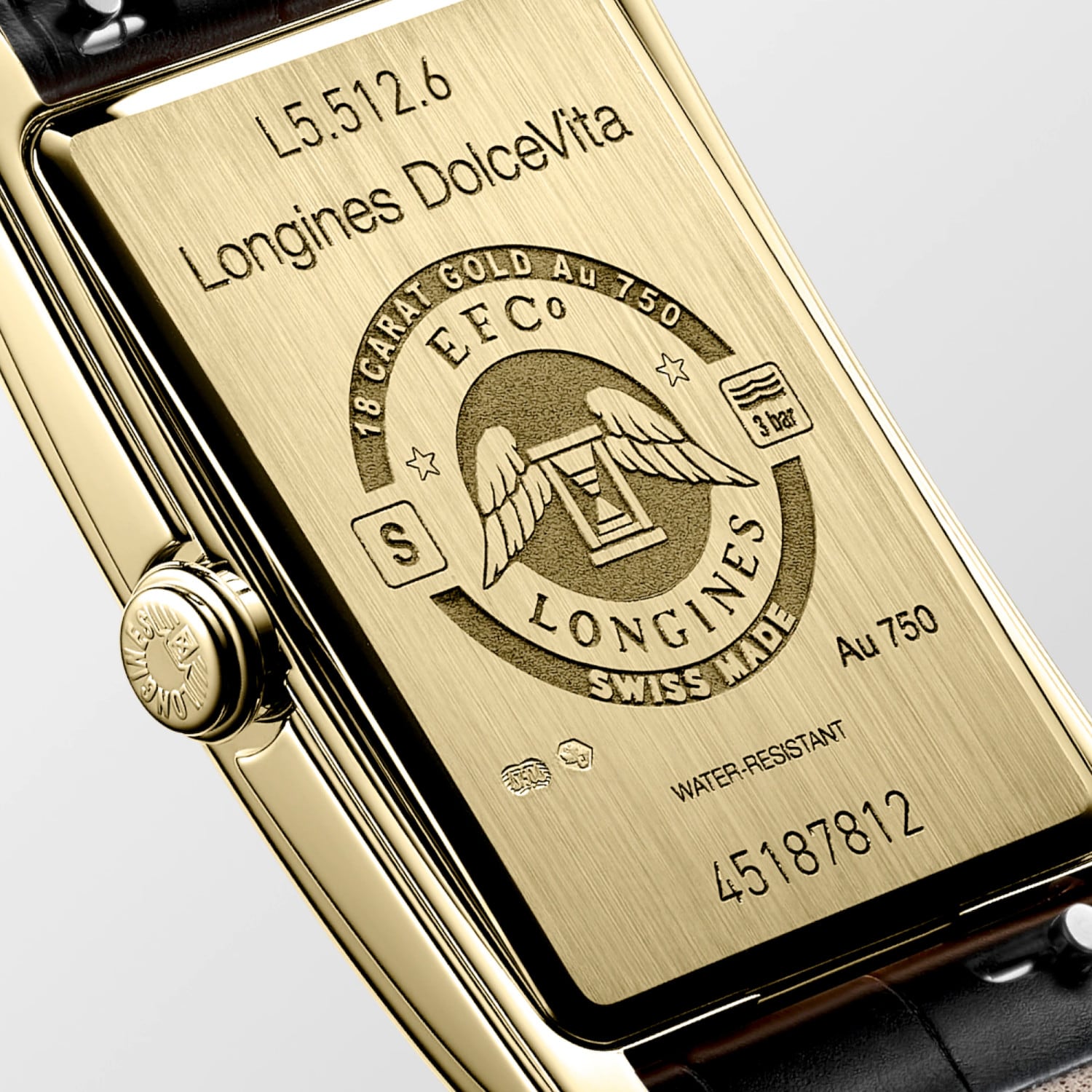 Longines DolceVita  Gold 23mm L5.512.6.71.0