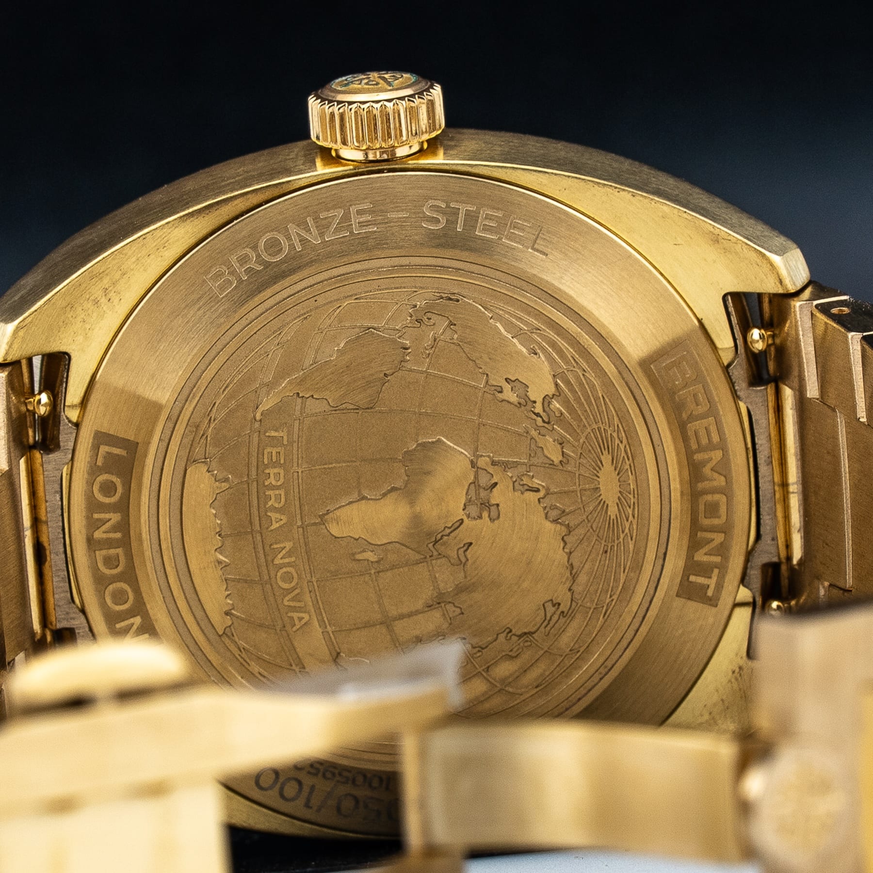 Bremont TN38-JH-BZ-CC-B Terra Nova Jumping Hour Bronze On Bracelet