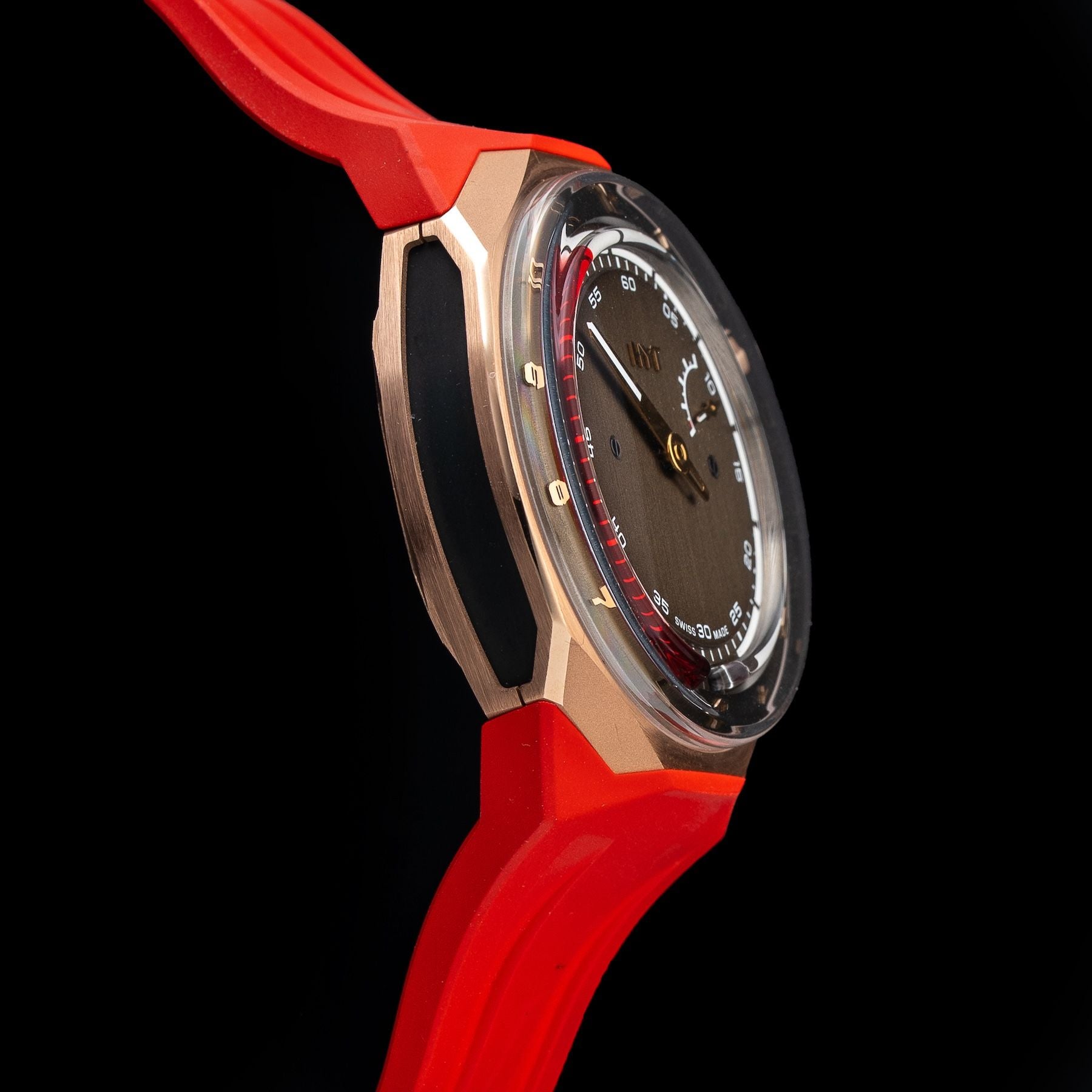 HYT H03345-A T1 5N Gold & Titanium Chocolate Millésime Edition