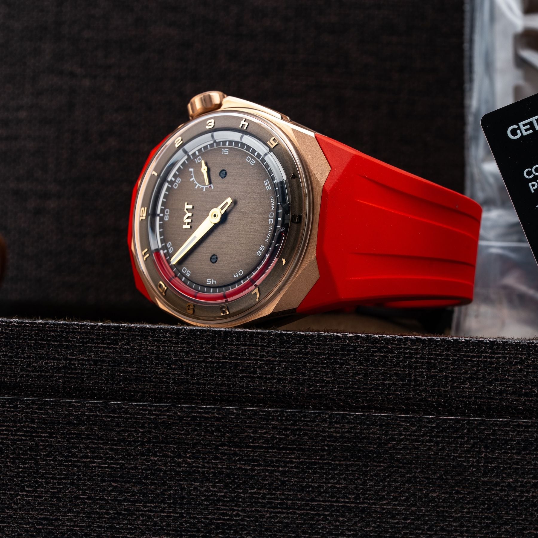 HYT H03345-A T1 5N Gold & Titanium Chocolate Millésime Edition