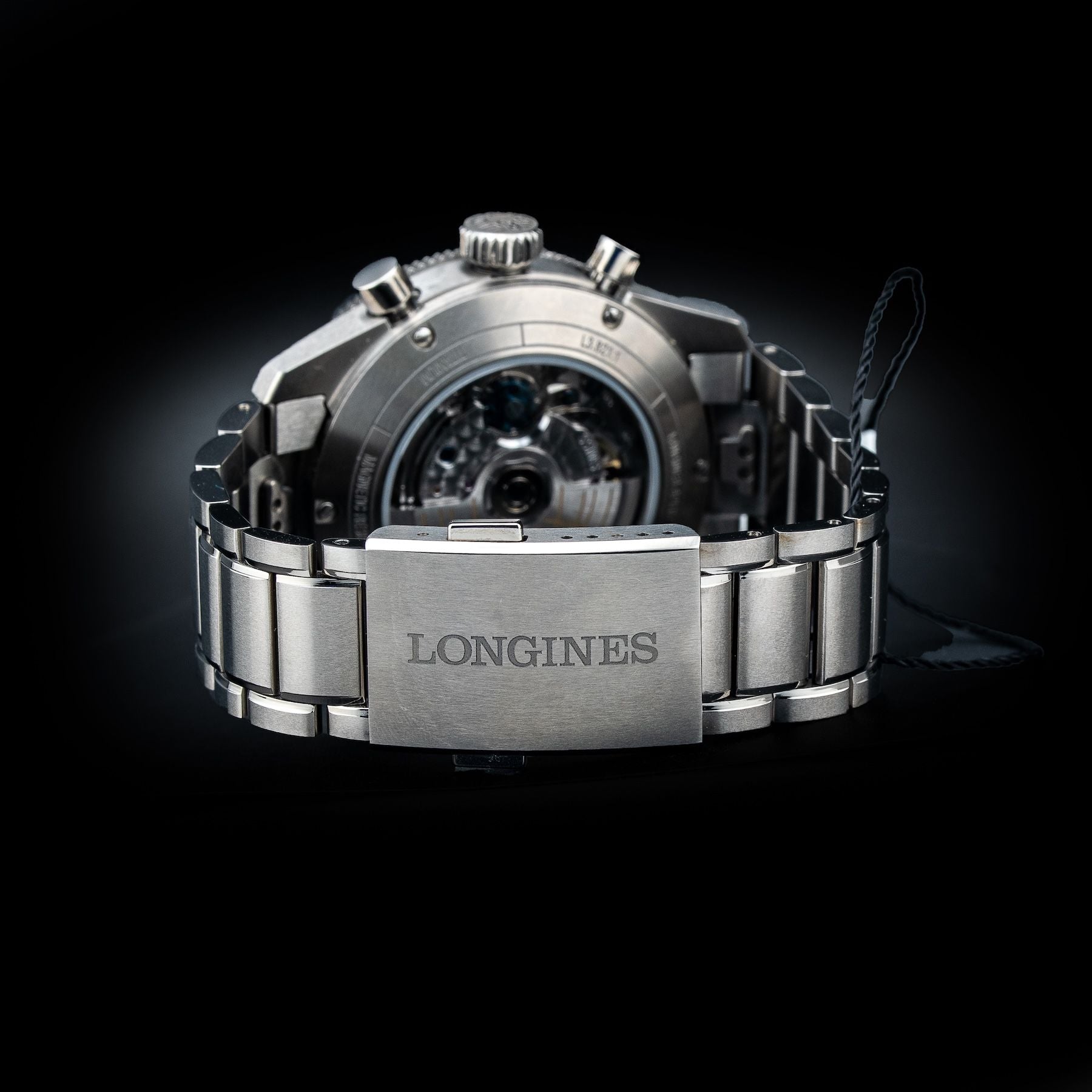 Longines L3.821.1.53.6 Spirit Anthracite Dial on Bracelet