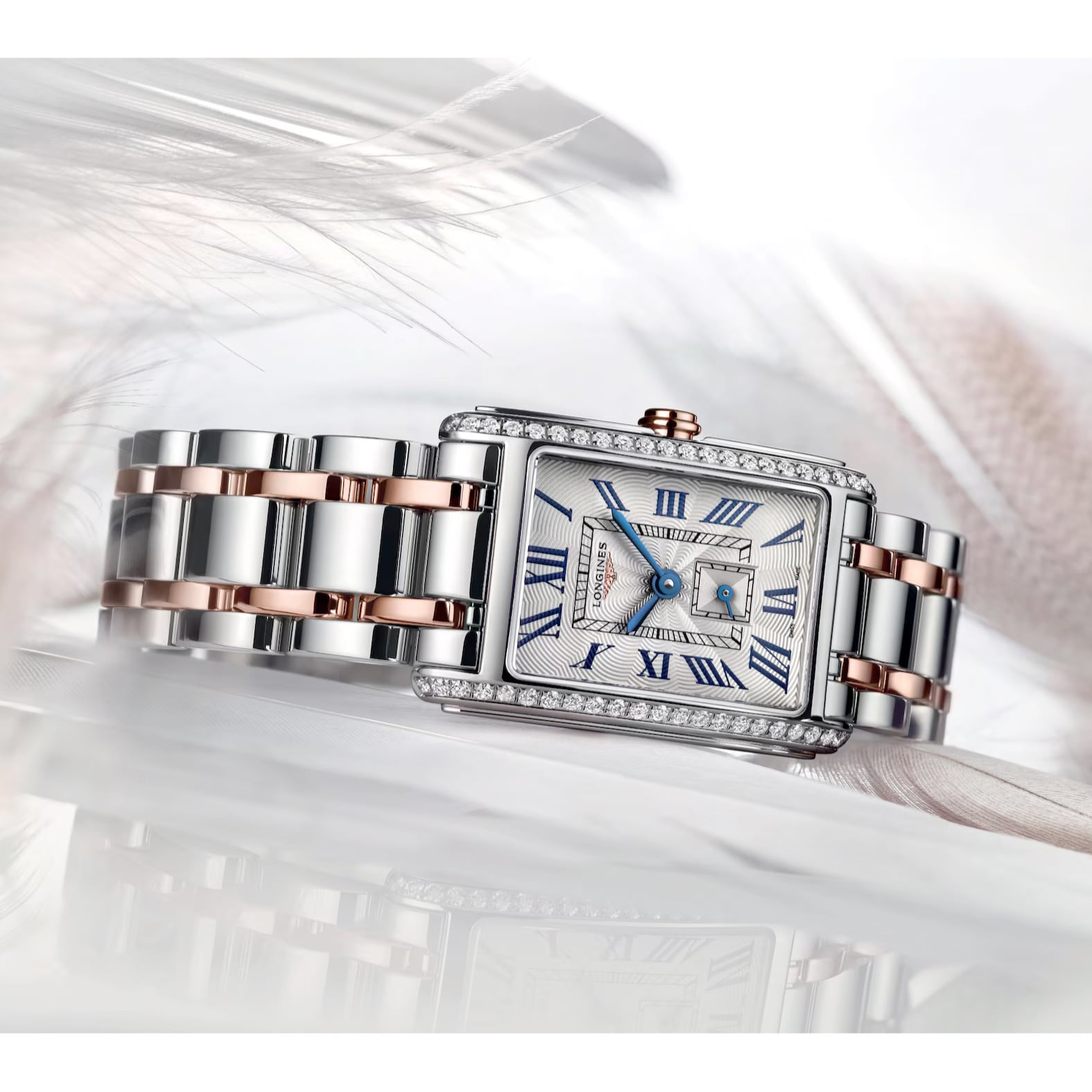 Longines DolceVita Stainless Steel Rose Gold 23mm L5.512.5.79.7