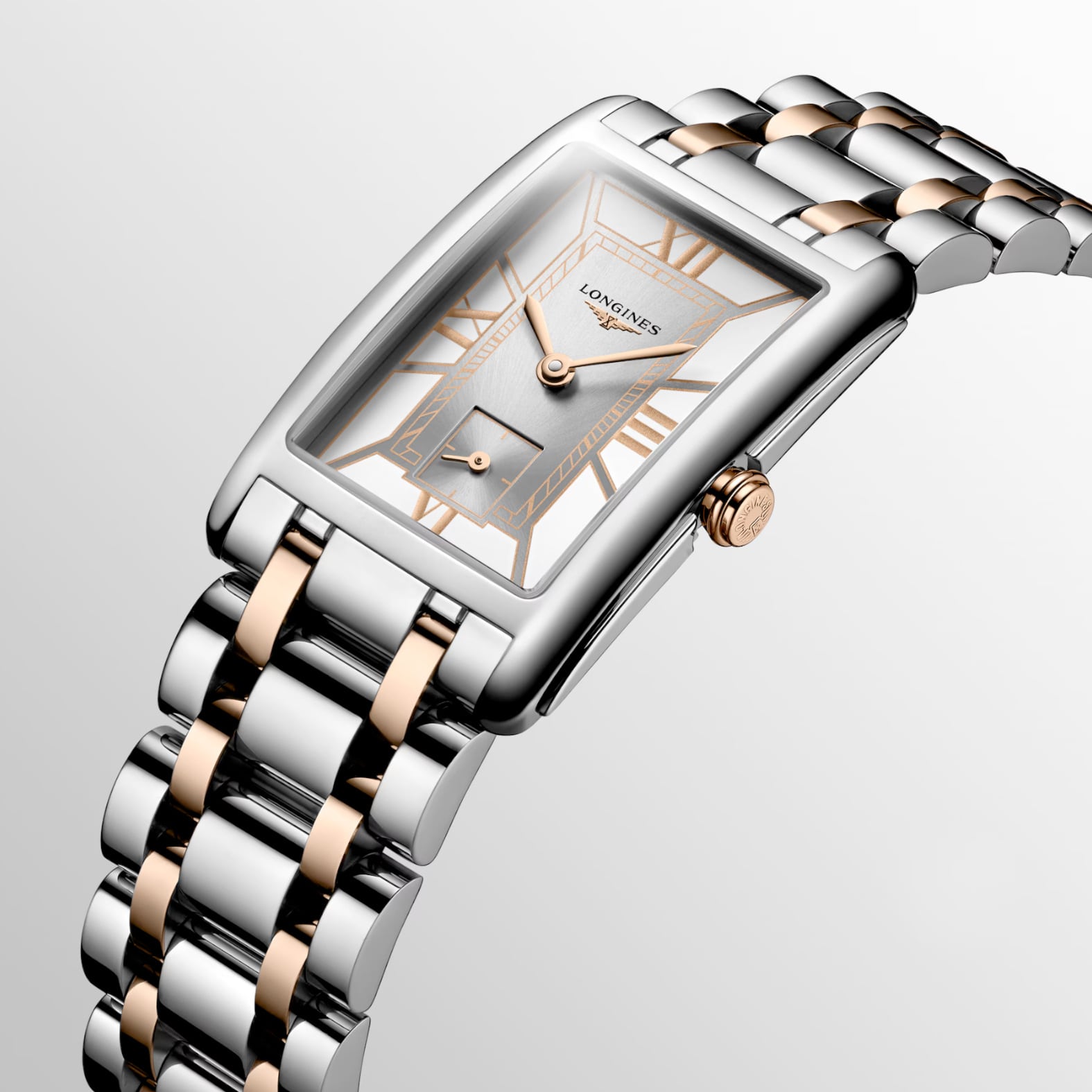Longines DolceVita Stainless Steel Rose Gold 23mm L5.512.5.75.7