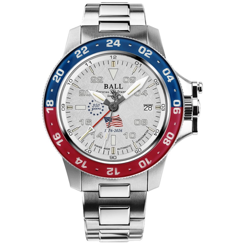 Ball Engineer Hydrocarbon AeroGMT II Patriot Meteorite Dial DG2118C-S24C-MSL