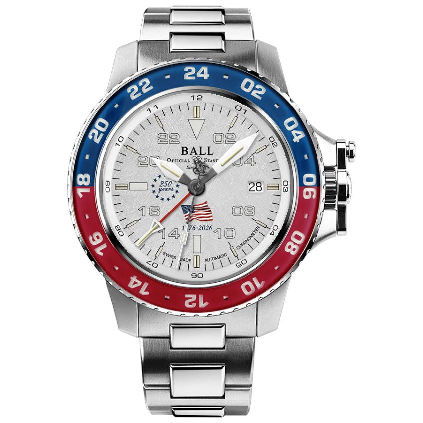 Ball Engineer Hydrocarbon AeroGMT II Patriot Meteorite Dial DG2018C-S24C-MSL