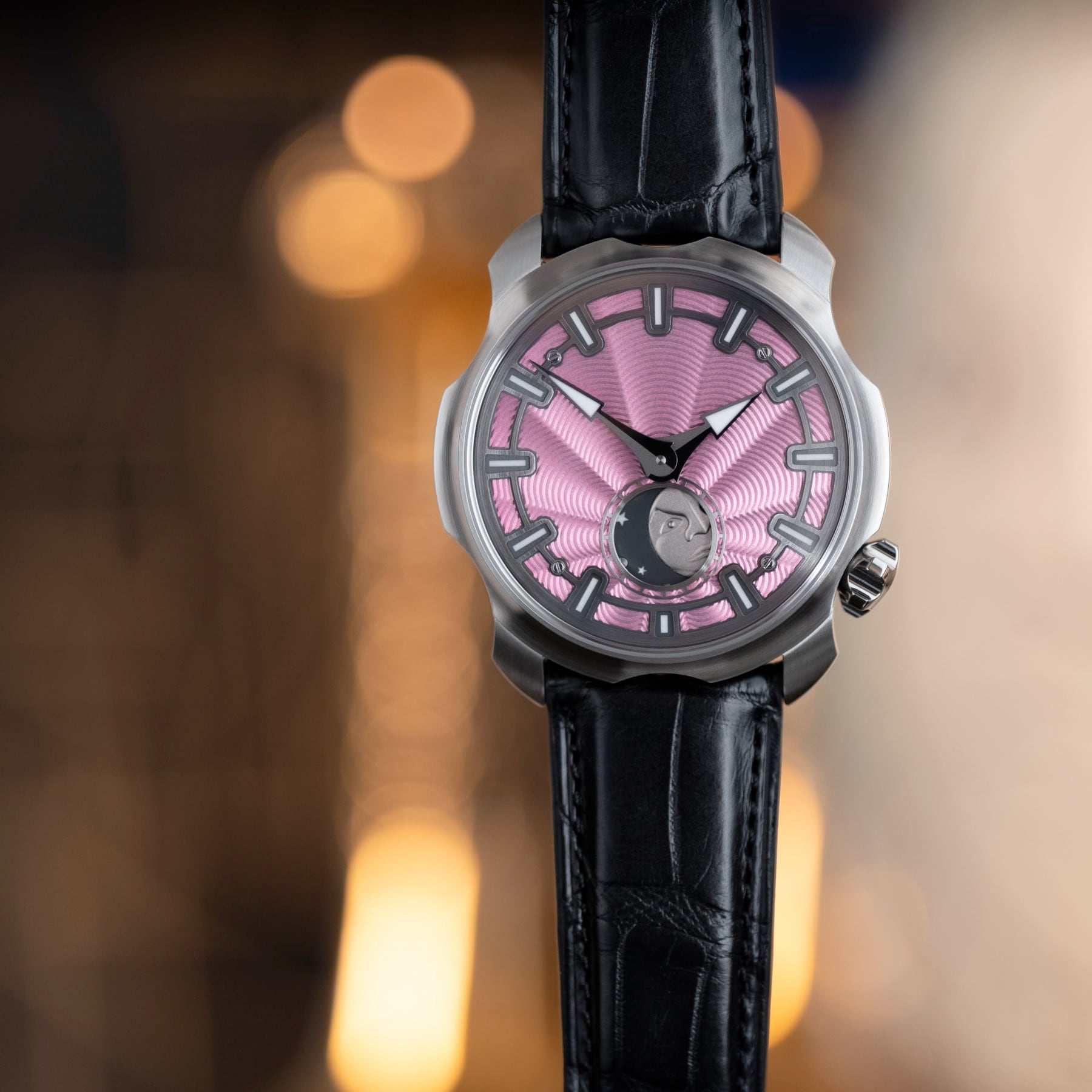 Sarpaneva K3 Northern Stars Guilloché on Strap
