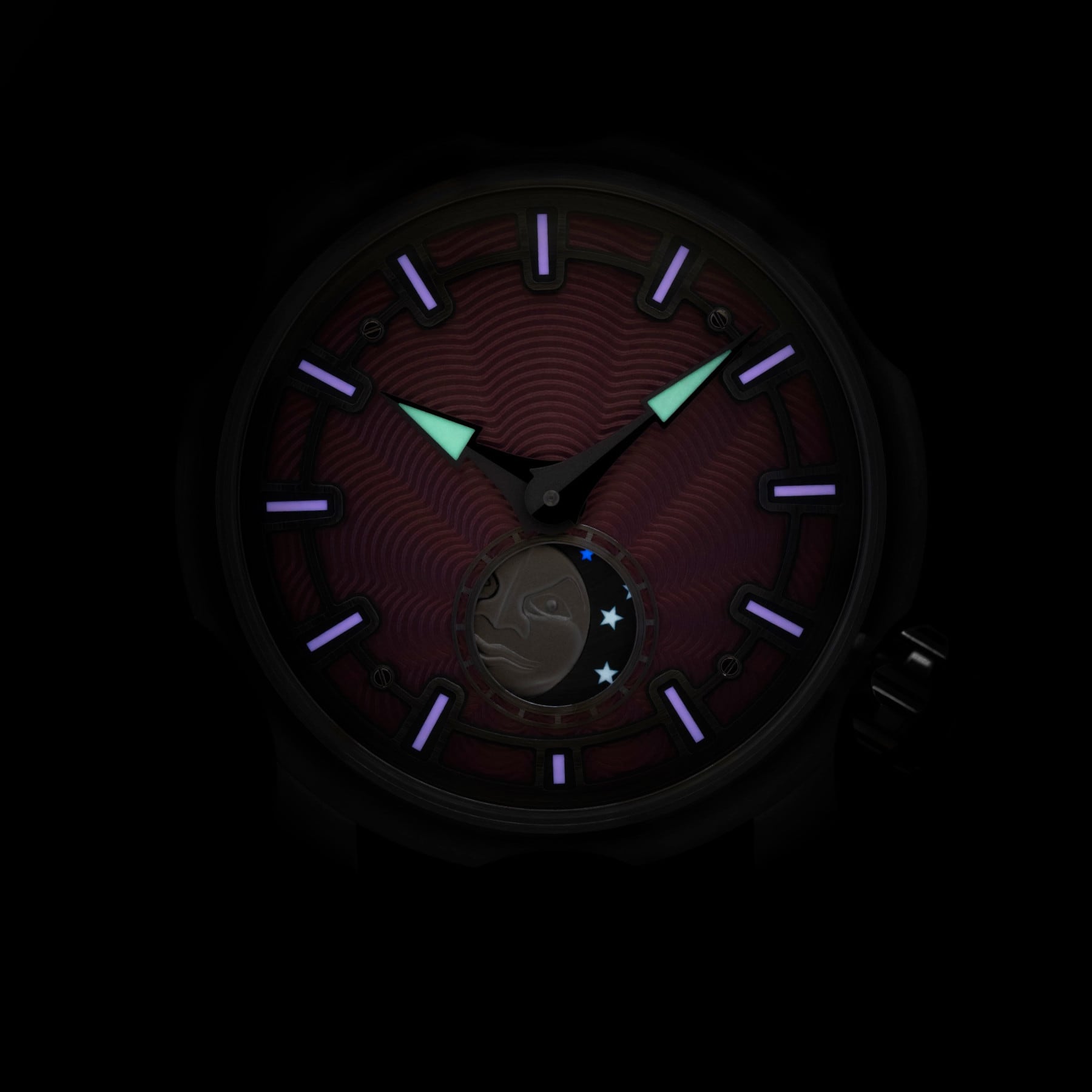 Sarpaneva K3 Northern Stars Guilloché on Strap
