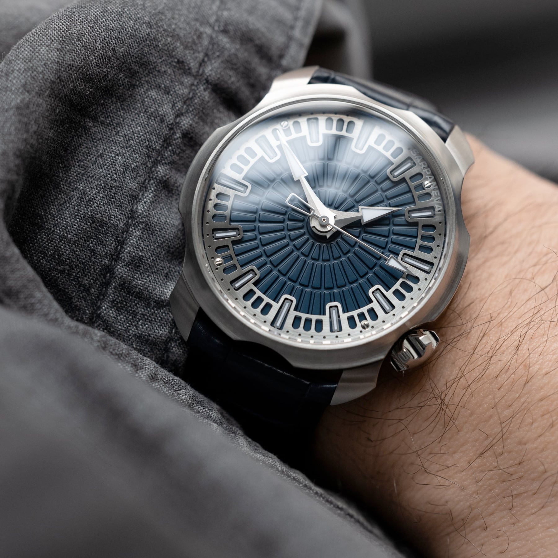 Sarpaneva Super1.2 Blue on Strap
