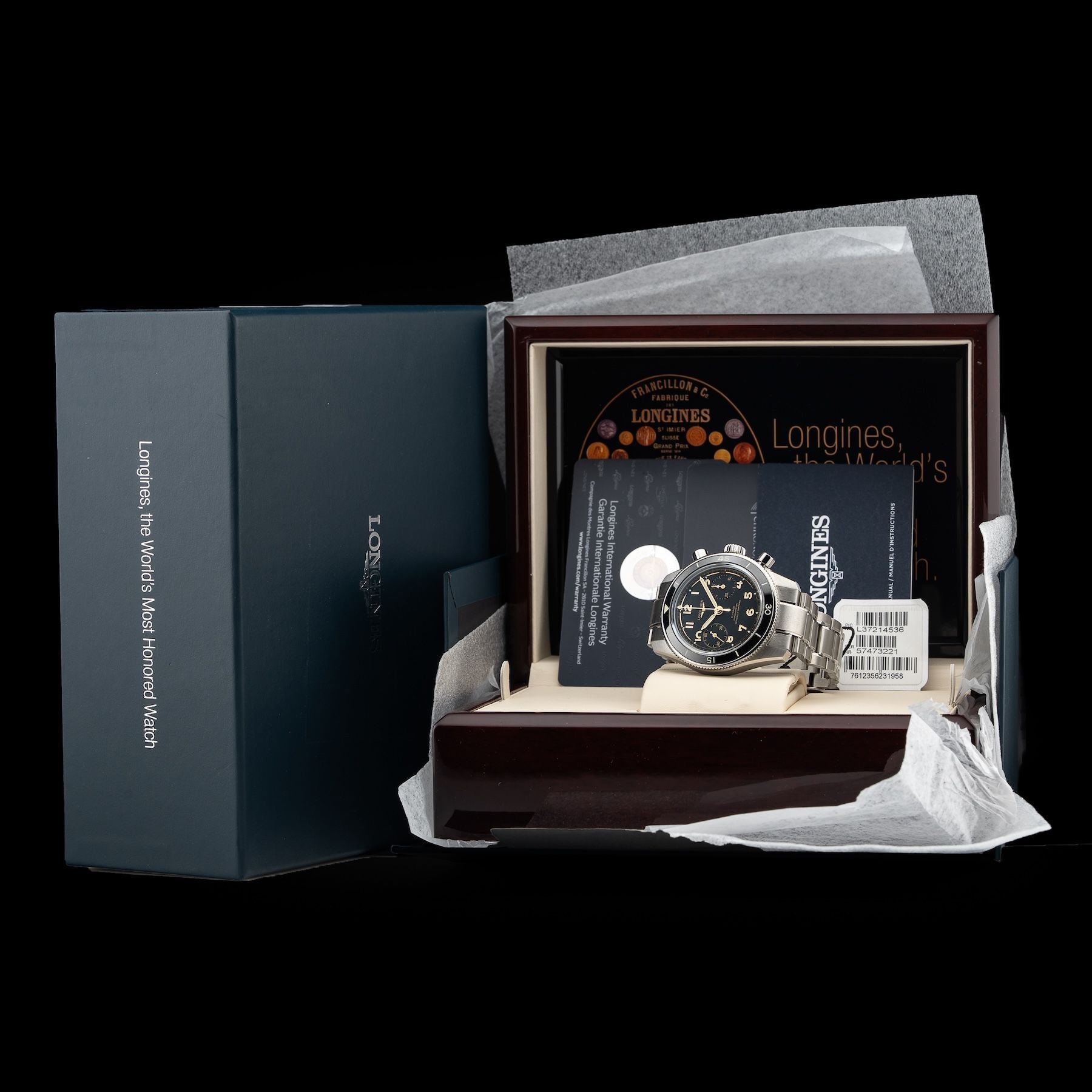 Longines Spirt Pilot Flyback L3.721.4.53.6