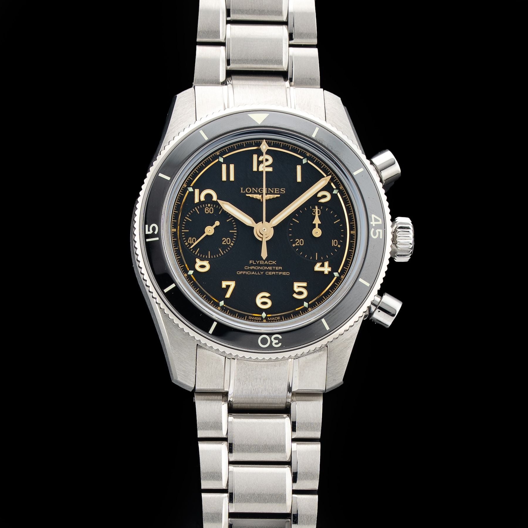 Longines Spirt Pilot Flyback L3.721.4.53.6 – Exquisite Timepieces