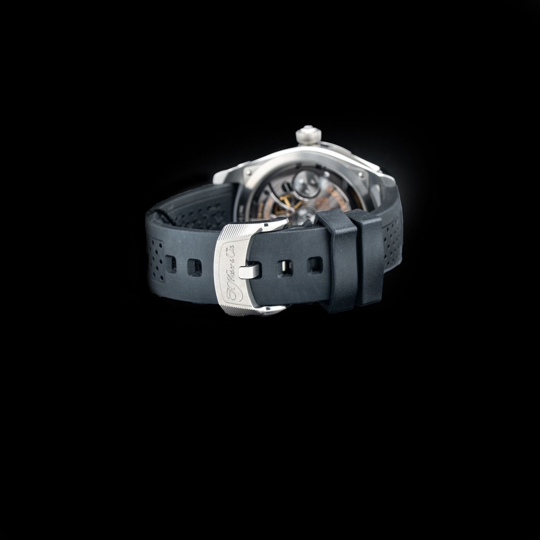 H. Moser & Cie. 3201-1201 Pioneer Centre Seconds Cosmic Green