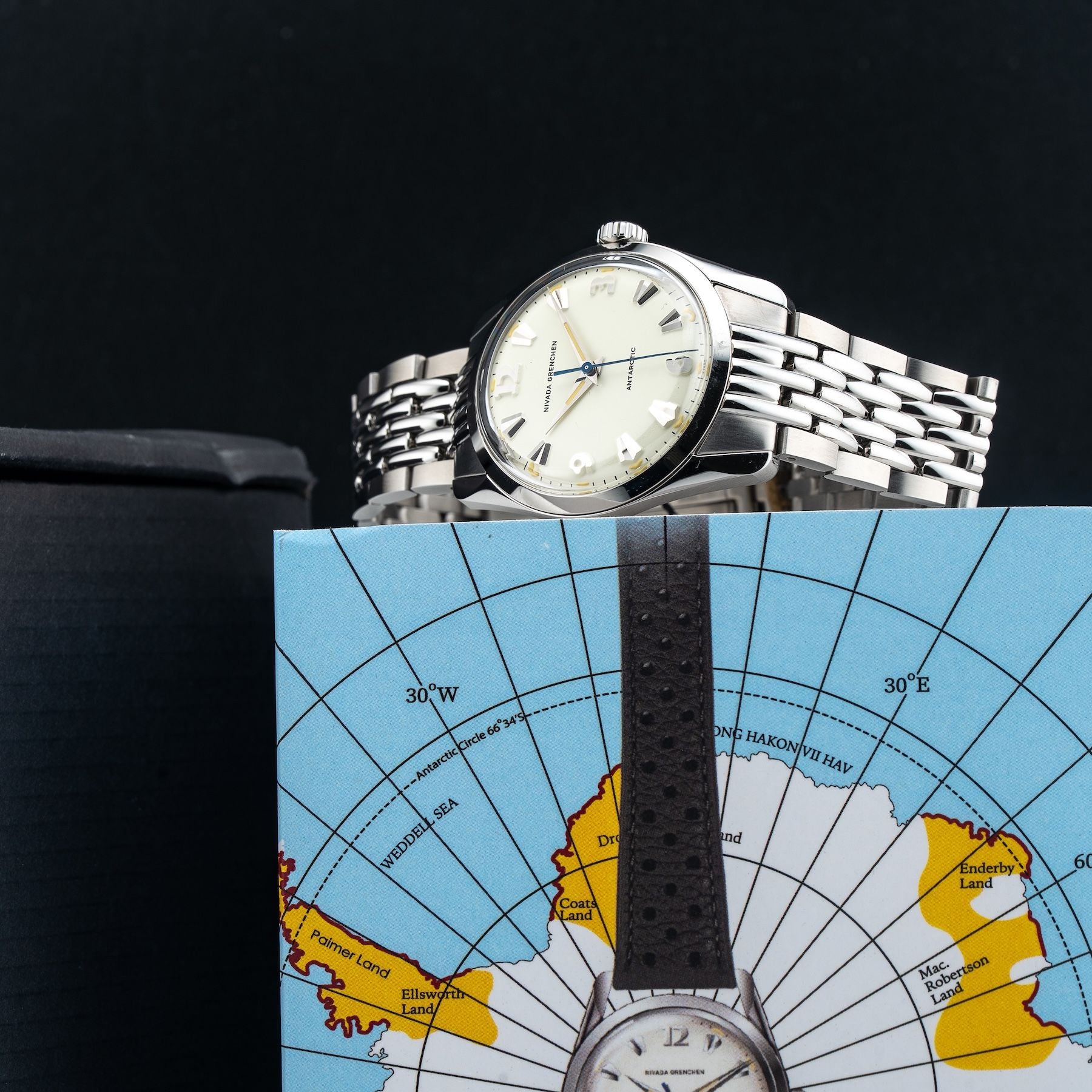 Nivada Grenchen Antarctic 35mm Eggshell Beige Luminova 35001M04