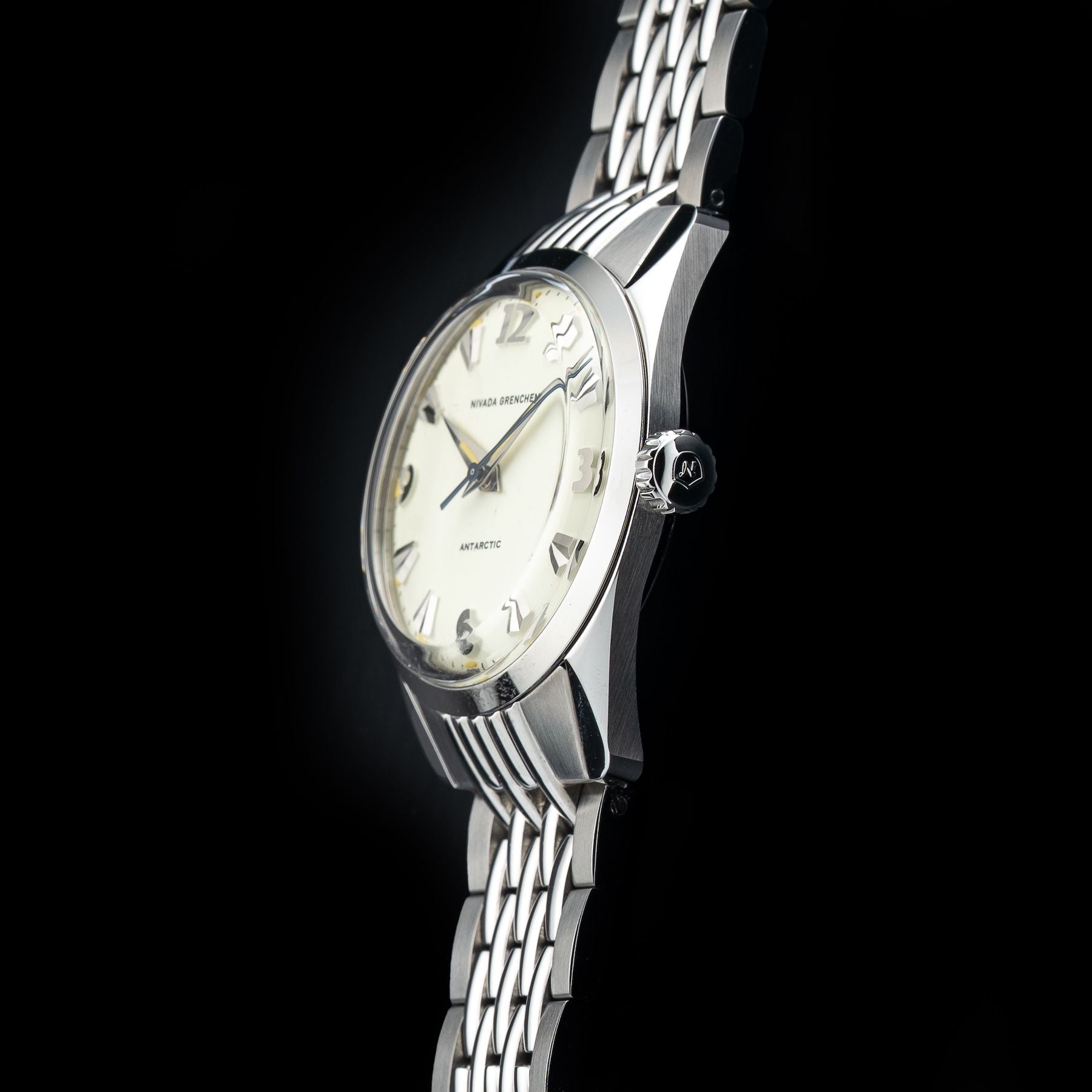 Nivada Grenchen Antarctic 35mm Eggshell Beige Luminova 35001M04