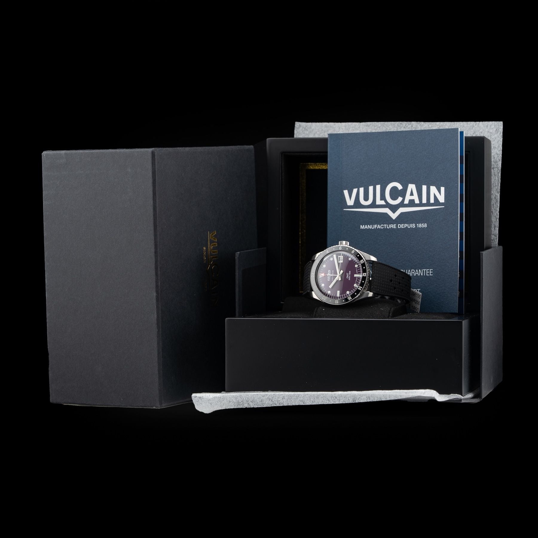 Vulcain 680174A17.BAR200 Skindiver GMT Purple