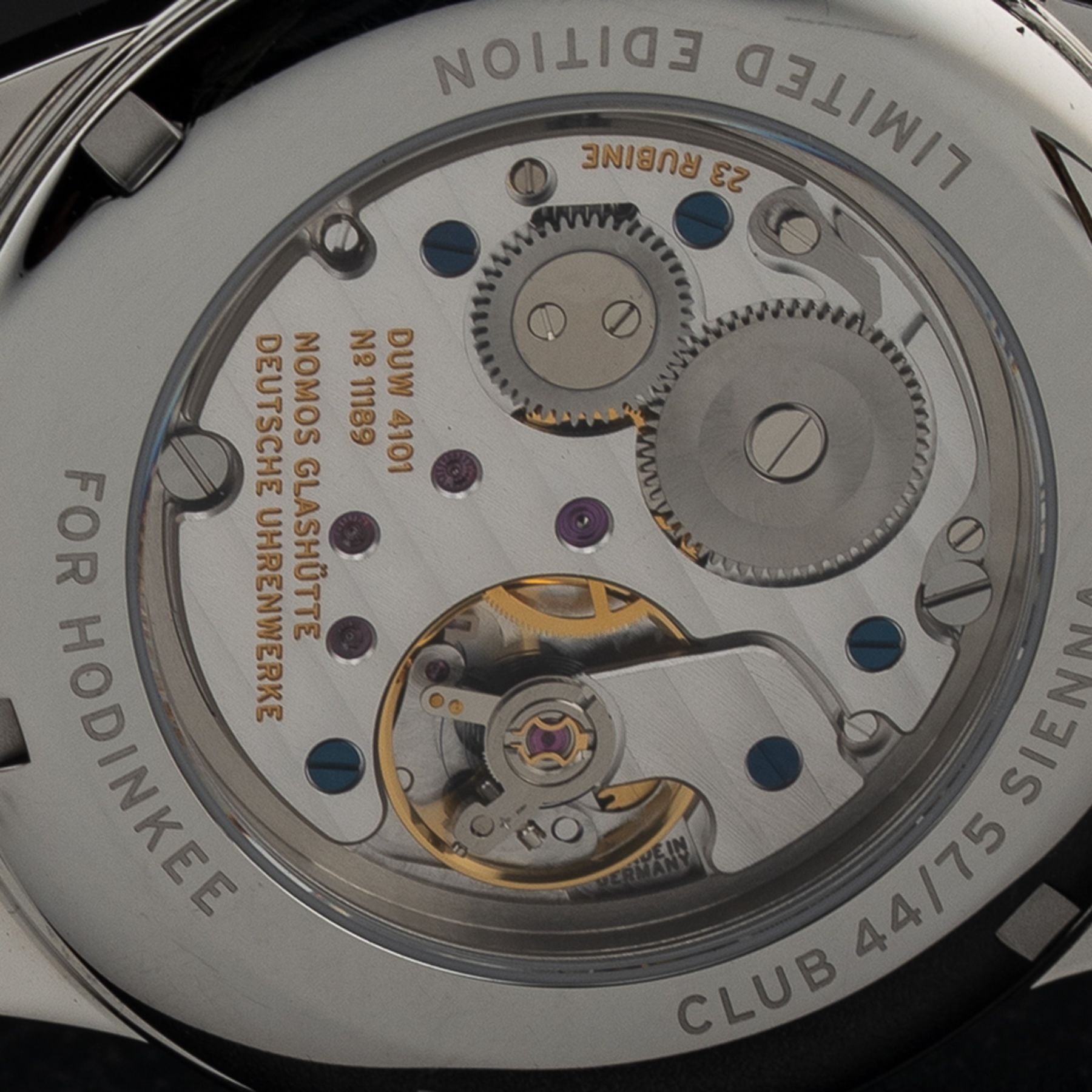 NOMOS Glashütte Club 38 Sienna 733.S4